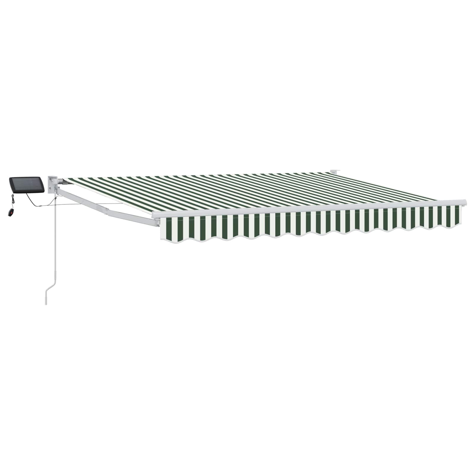 Handbediende luifel met LED's Groen en Wit 2,5 x 2 m – afbeelding 2