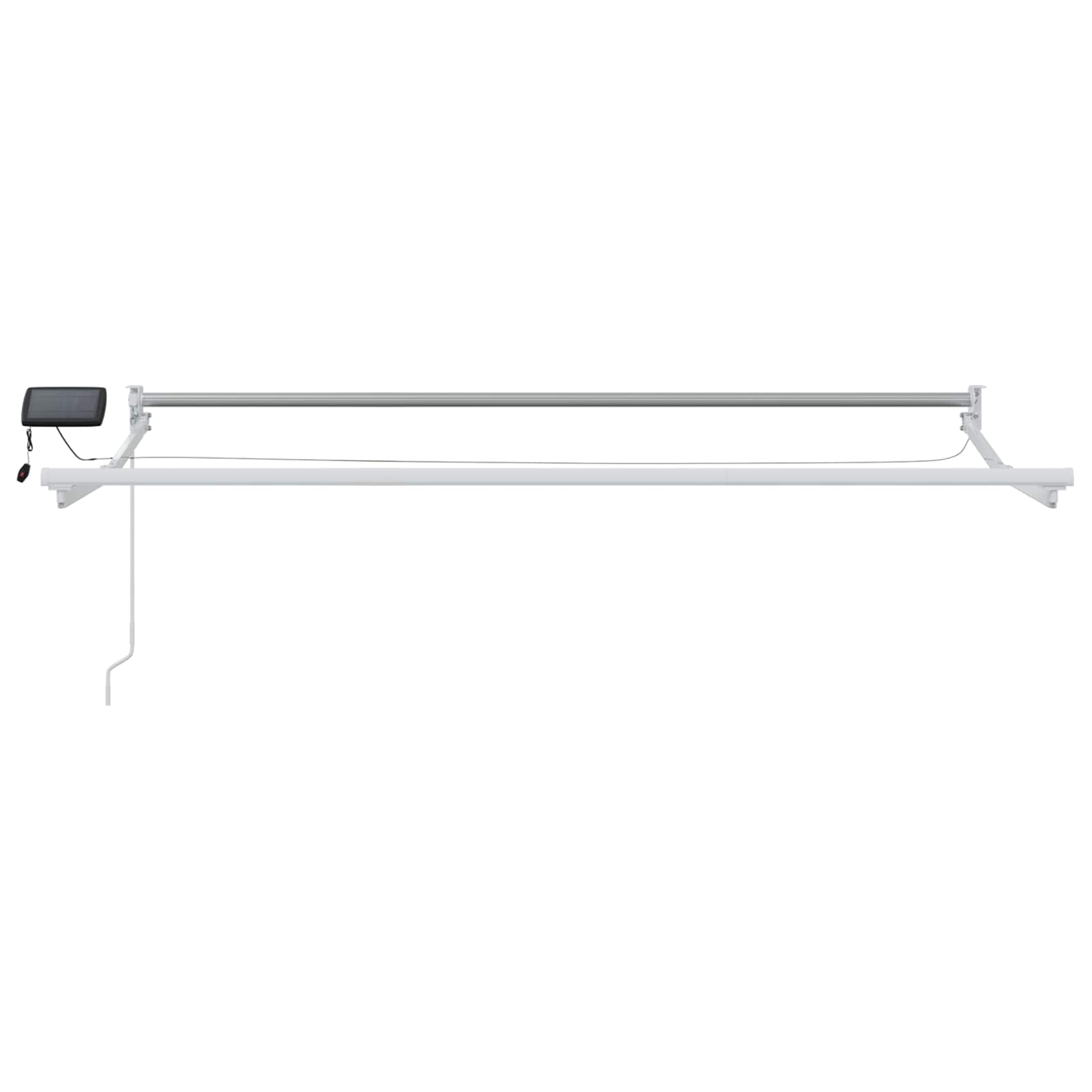 Handbediende luifel met LED's Geel en Wit 3 x 2 m – afbeelding 7