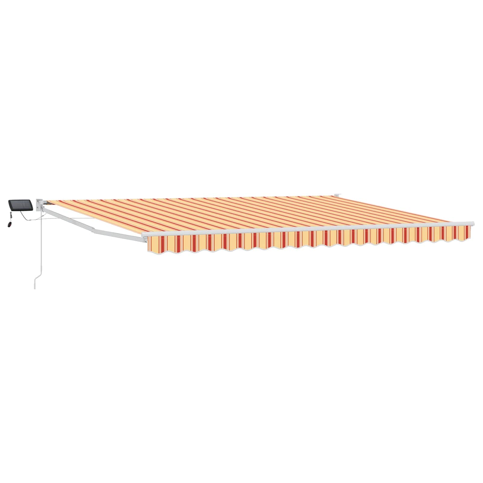 Handbediende luifel met LED's Multikleur 4 x 2 m – afbeelding 2