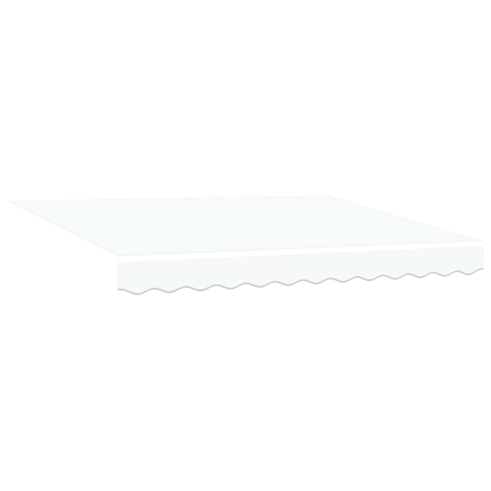 Handbediende luifel met LED's Wit en antracietkleurig 3 x 2 m – afbeelding 5