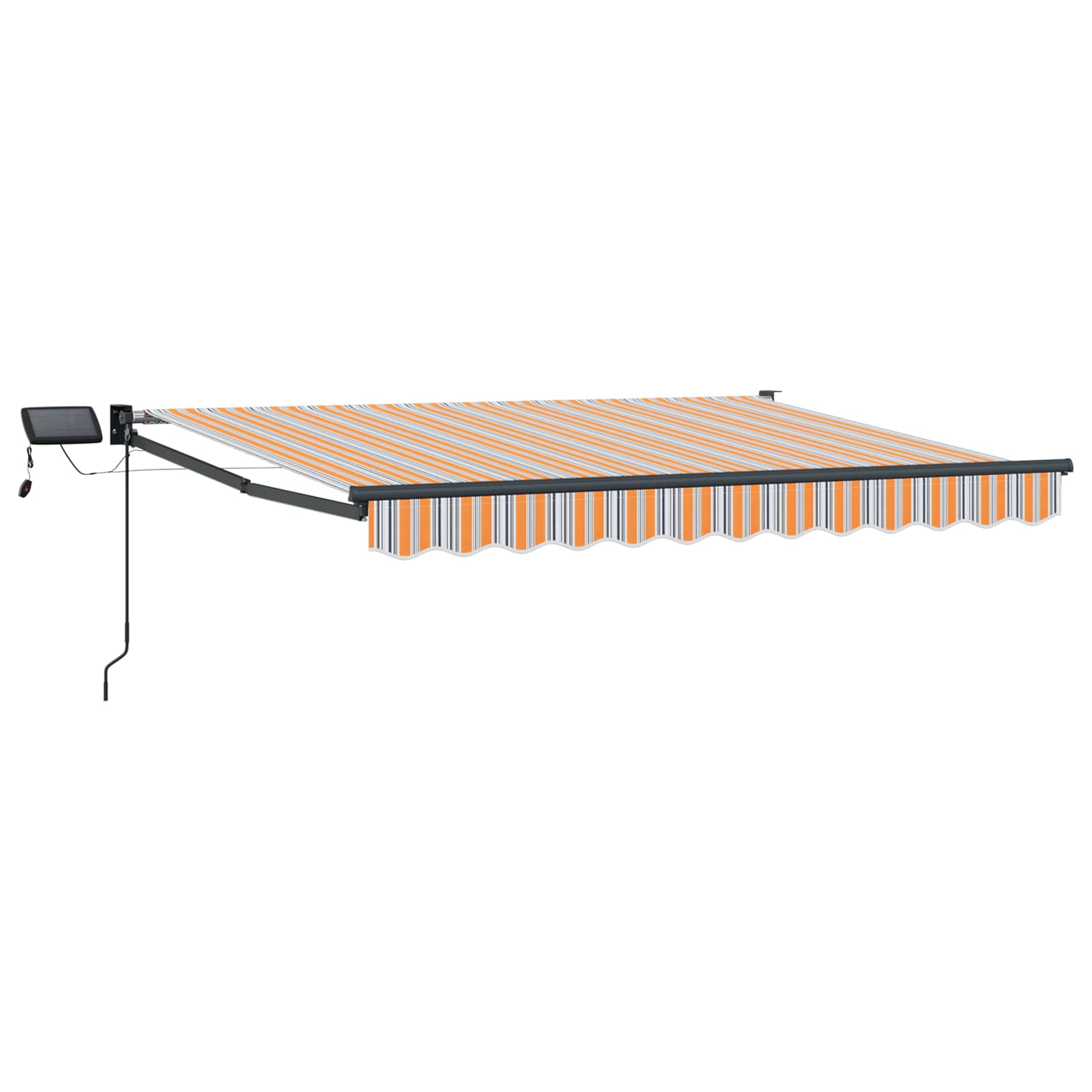 Handbediende luifel met LED's 3,5 x 2 m – afbeelding 2