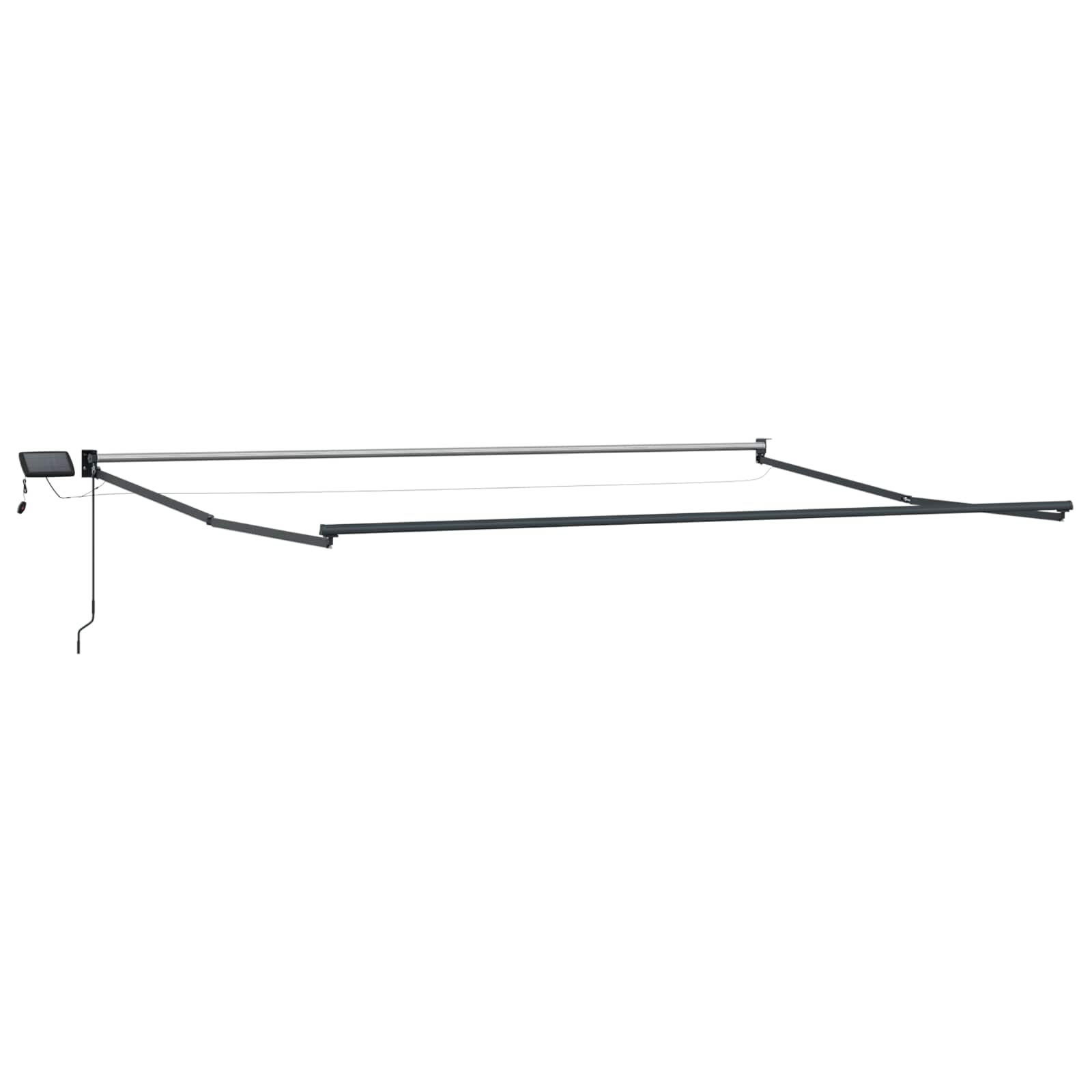 Handbediende luifel met LED's 4 x 2 m – afbeelding 4