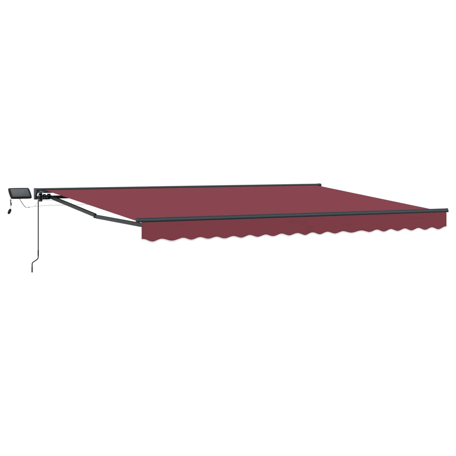 Handmatige Luifelhouder met LED's 4 x 2 m – afbeelding 2