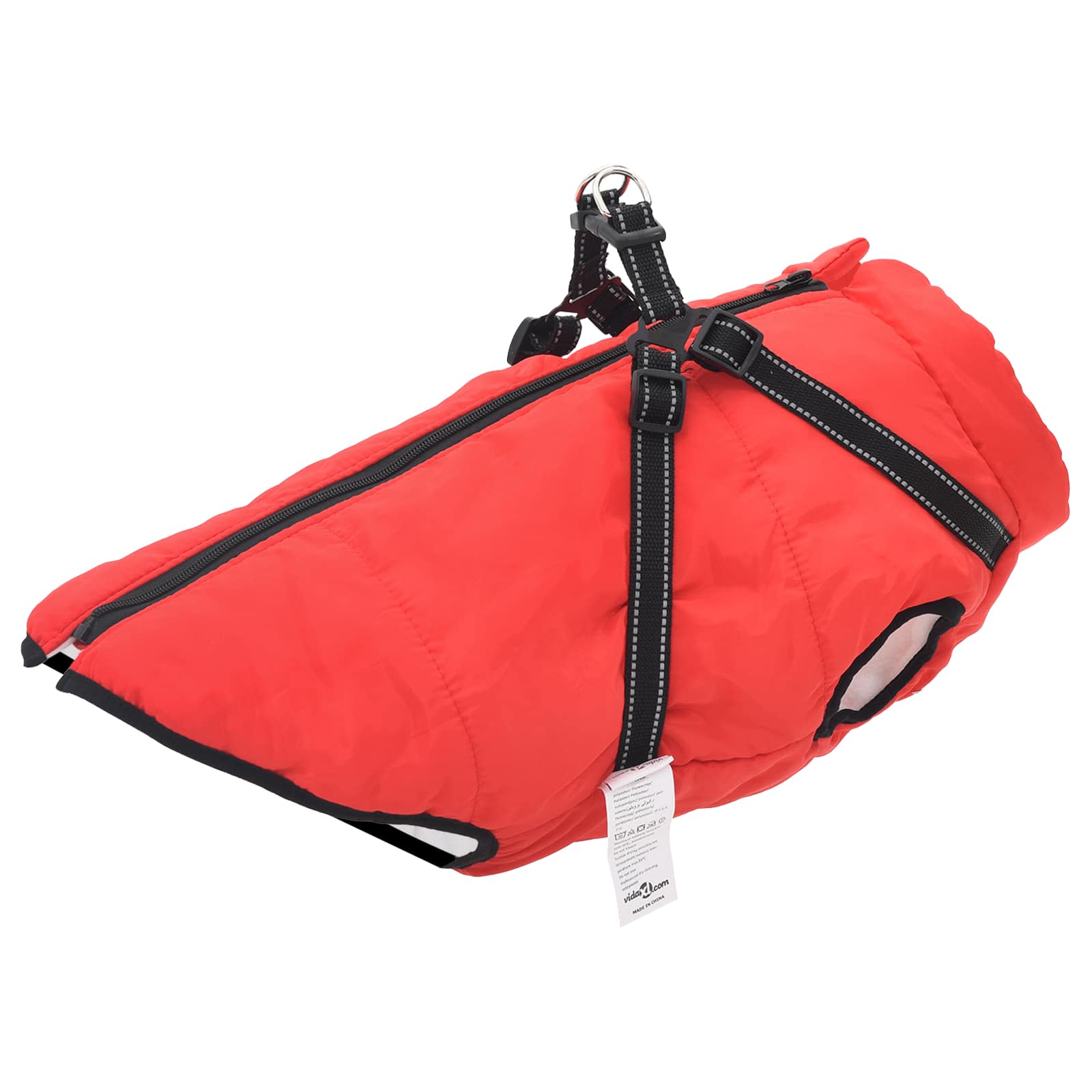 Hondenjas Rood L52 Fleece en polyester