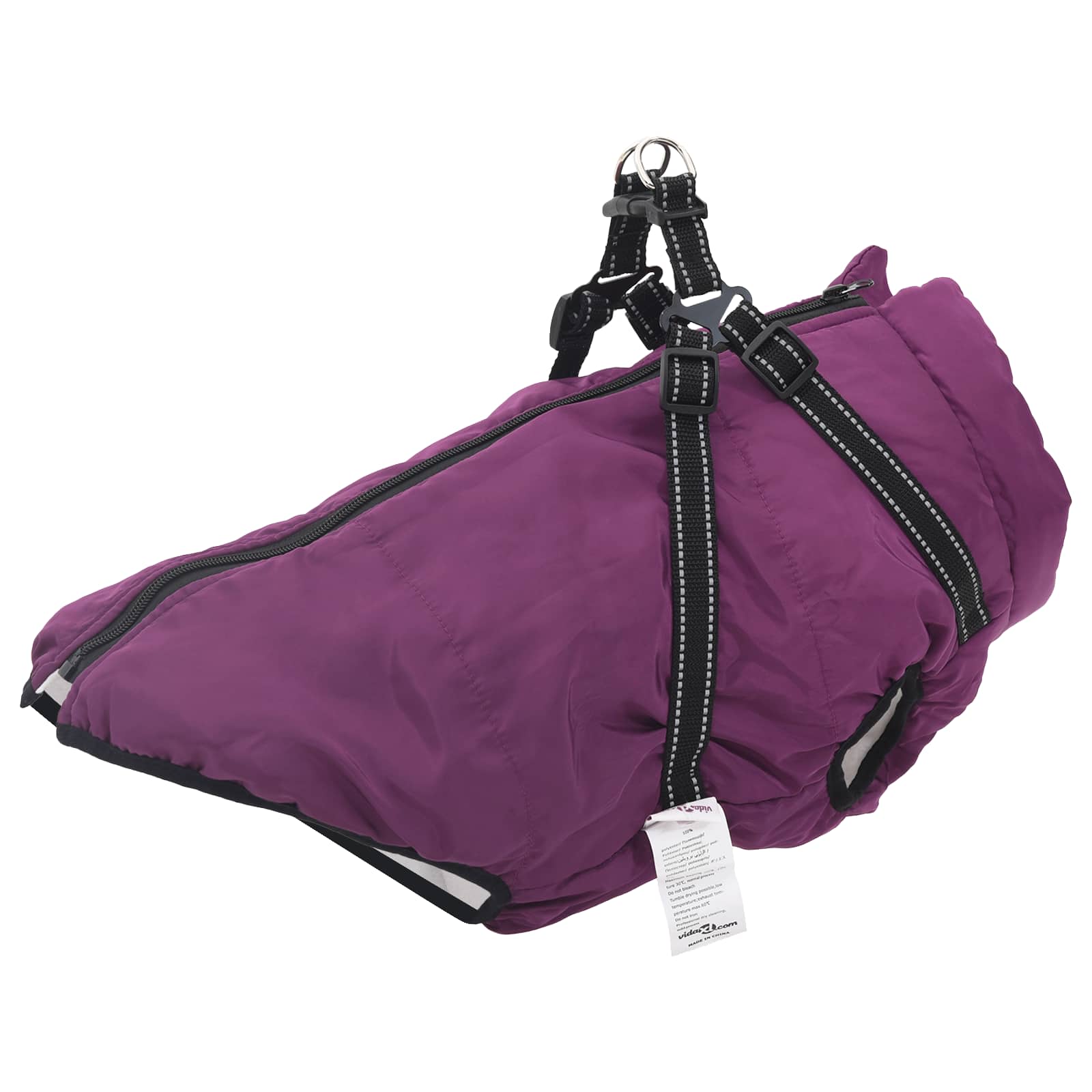Hondenjas Paars L68 Fleece en polyester