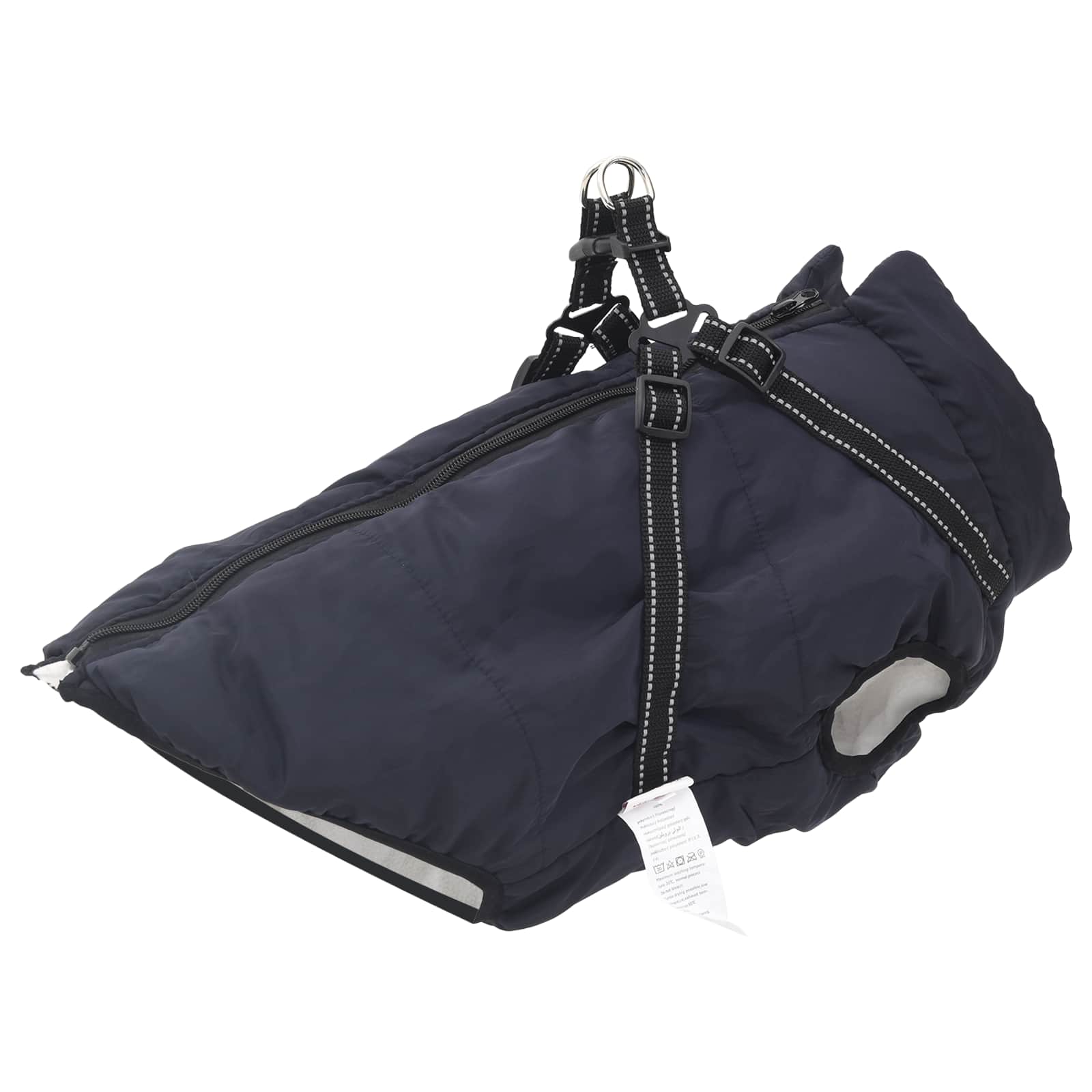 Hondenjas Marineblauw L68 Fleece en polyester