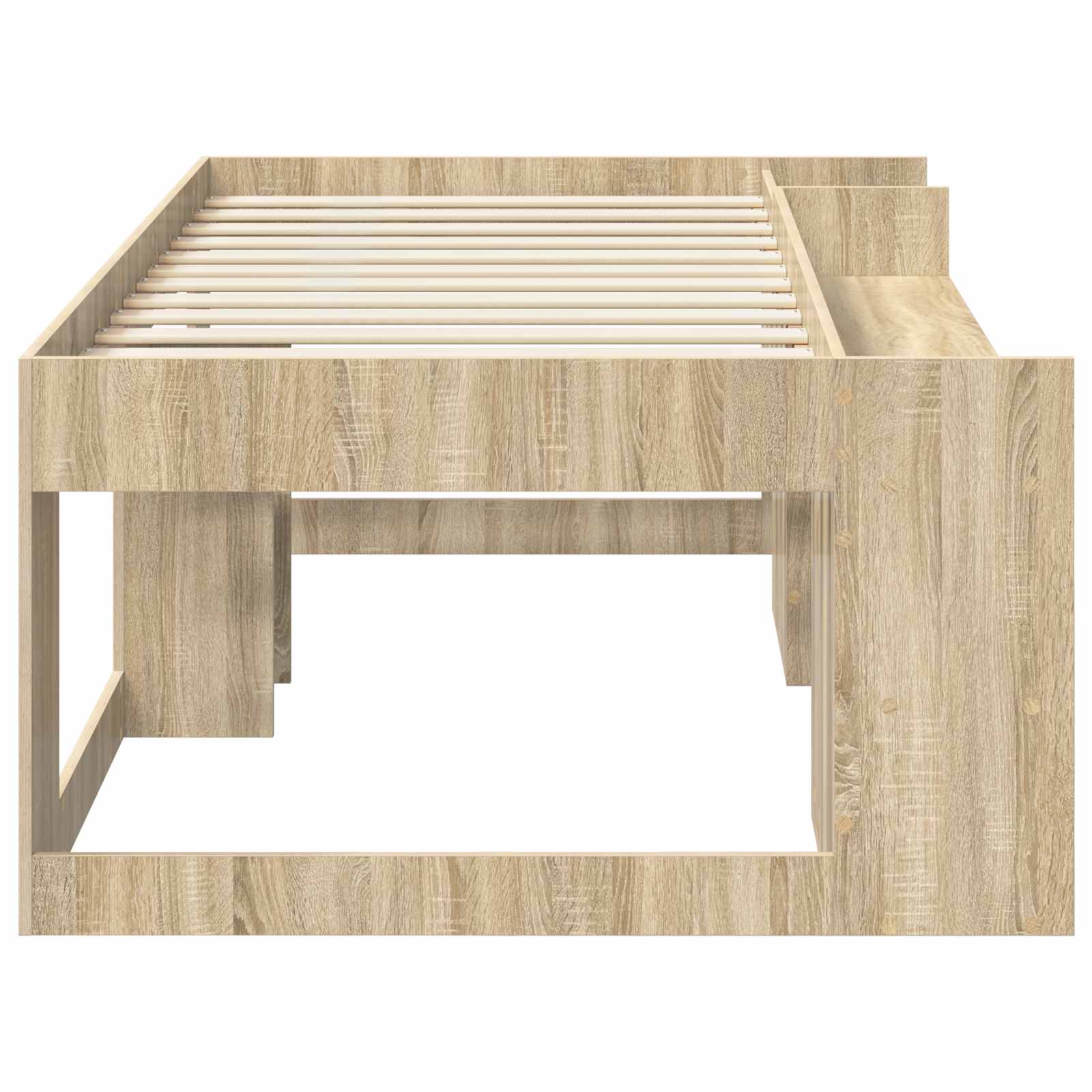 Jeugd bedframe met opbergruimte Sonoma Eiken 80 x 200 cm – afbeelding 4