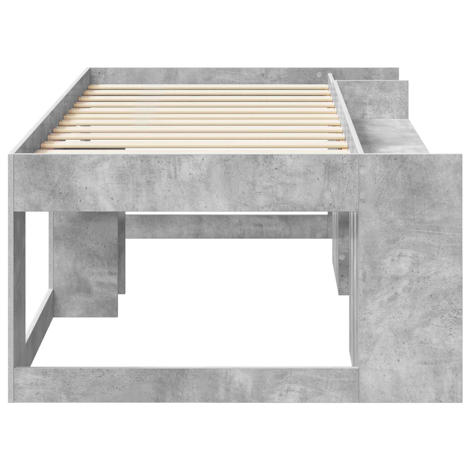 Jeugd bedframe met opbergruimte Betongrijs 98.5 x 200 cm – afbeelding 4
