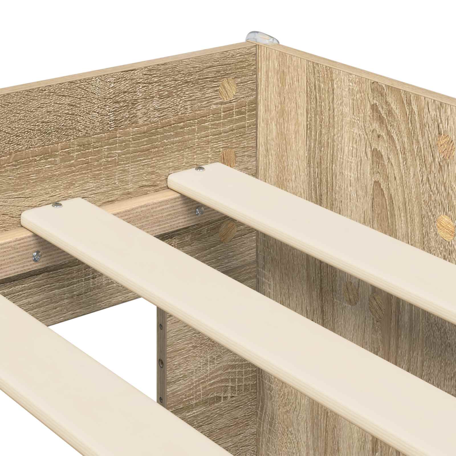 Jeugd bedframe met opbergruimte Sonoma Eiken 80 x 160 cm – afbeelding 6