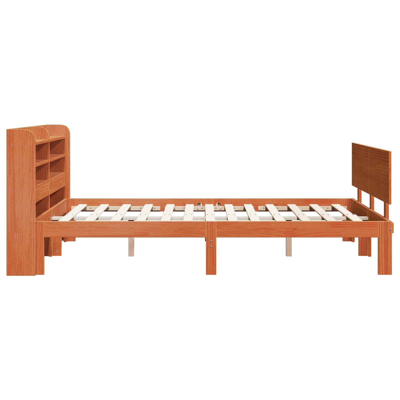 Bedframe met hoofdeinde 2 pcs Wasbruin Massief Vurenhout – afbeelding 7