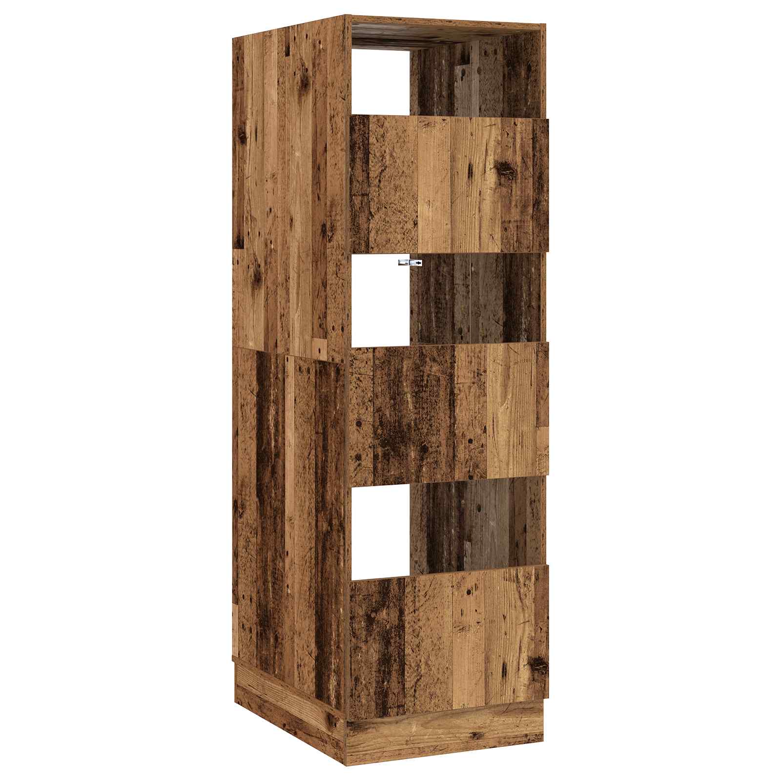 Wasmeubel met opslag met de deur Oudhout Bewerkt hout – afbeelding 2