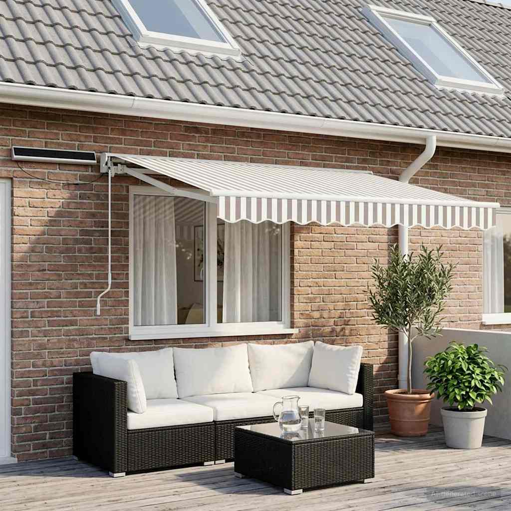 Elektrisch Uittrekbaar Zonnescherm 3,5 x 2,5 m