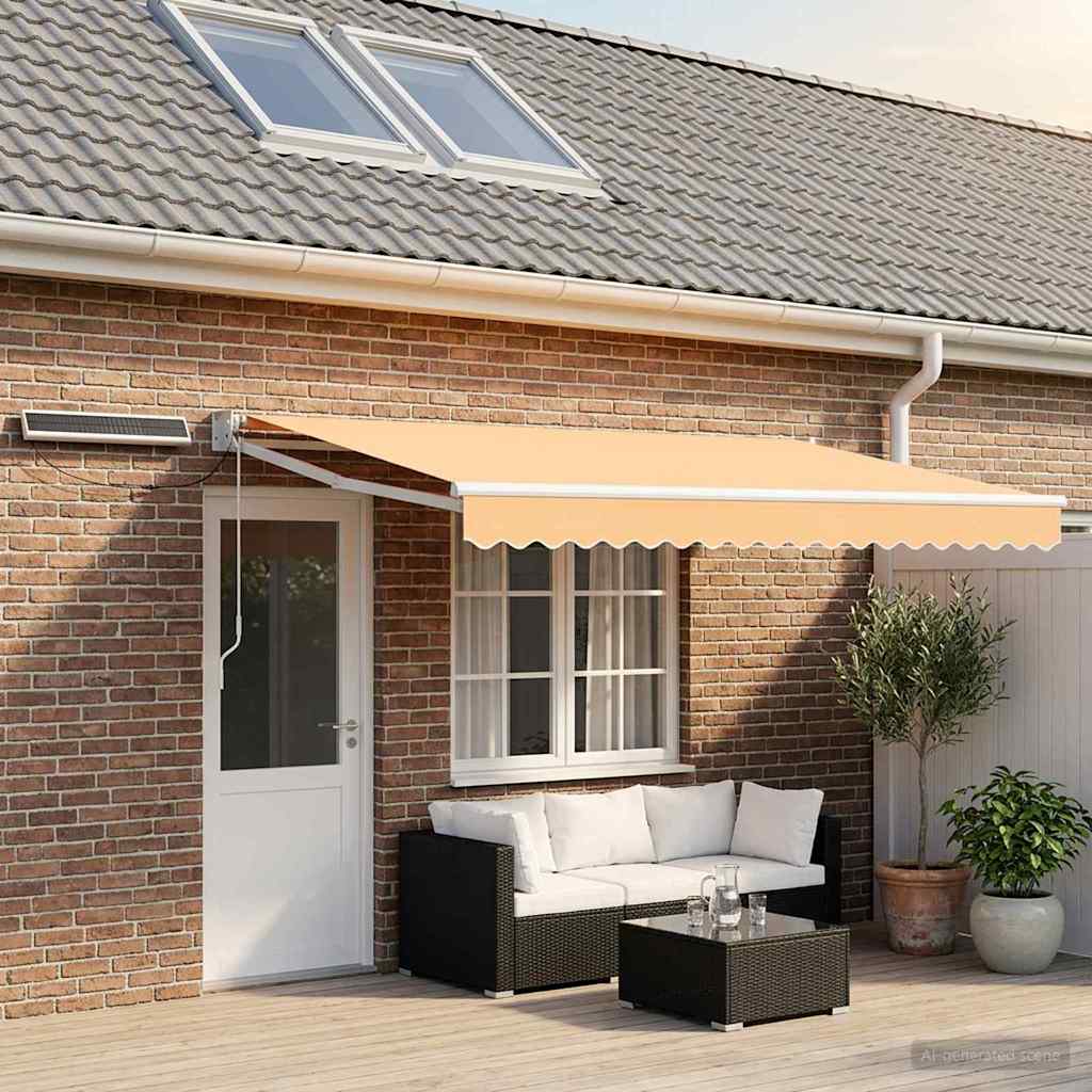 Elektrisch Uittrekbaar Zonnescherm Zand