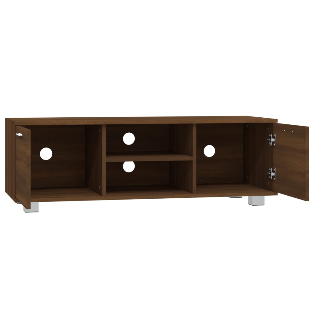 Tv-meubel 120x40,5x35 cm bewerkt hout bruin eikenkleur – afbeelding 5