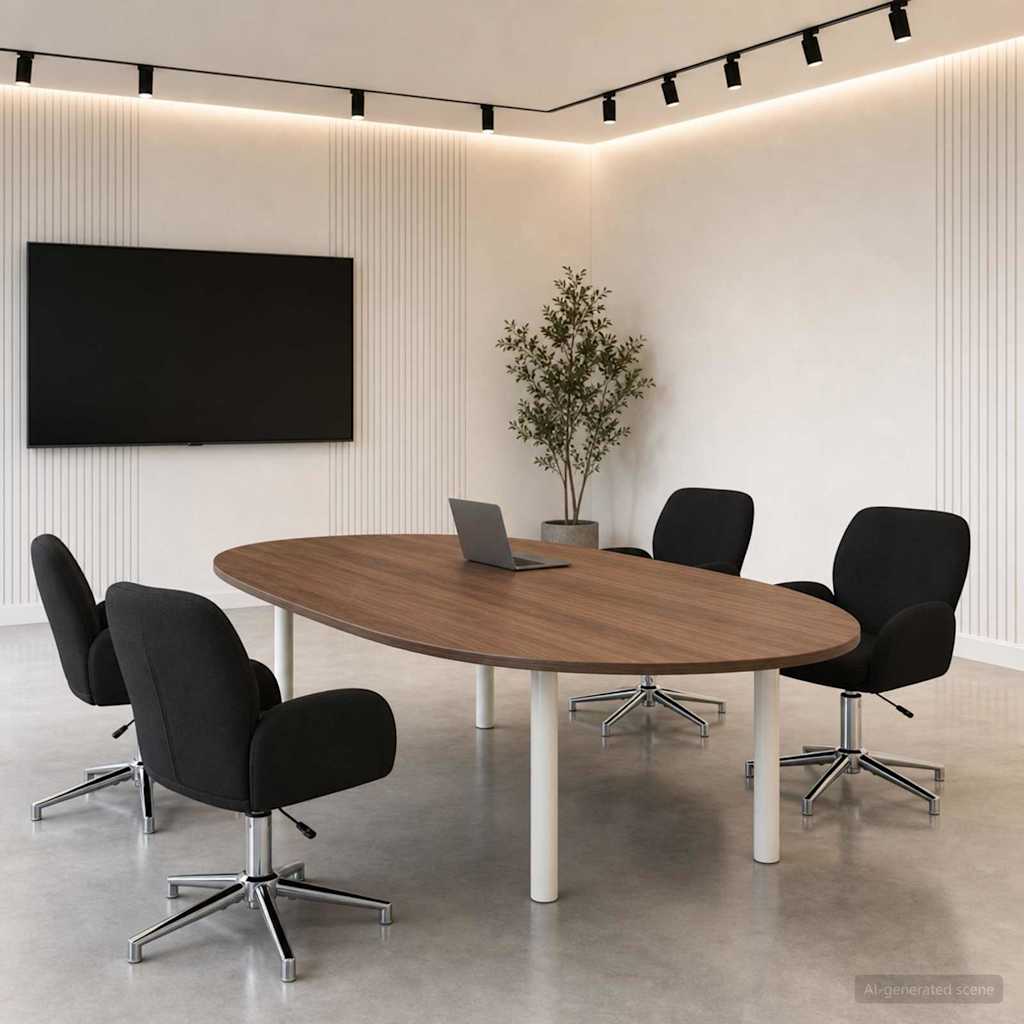 Draaiende Bureaustoelen 4 st 54 x 58 x 90 cm Zwart Stof