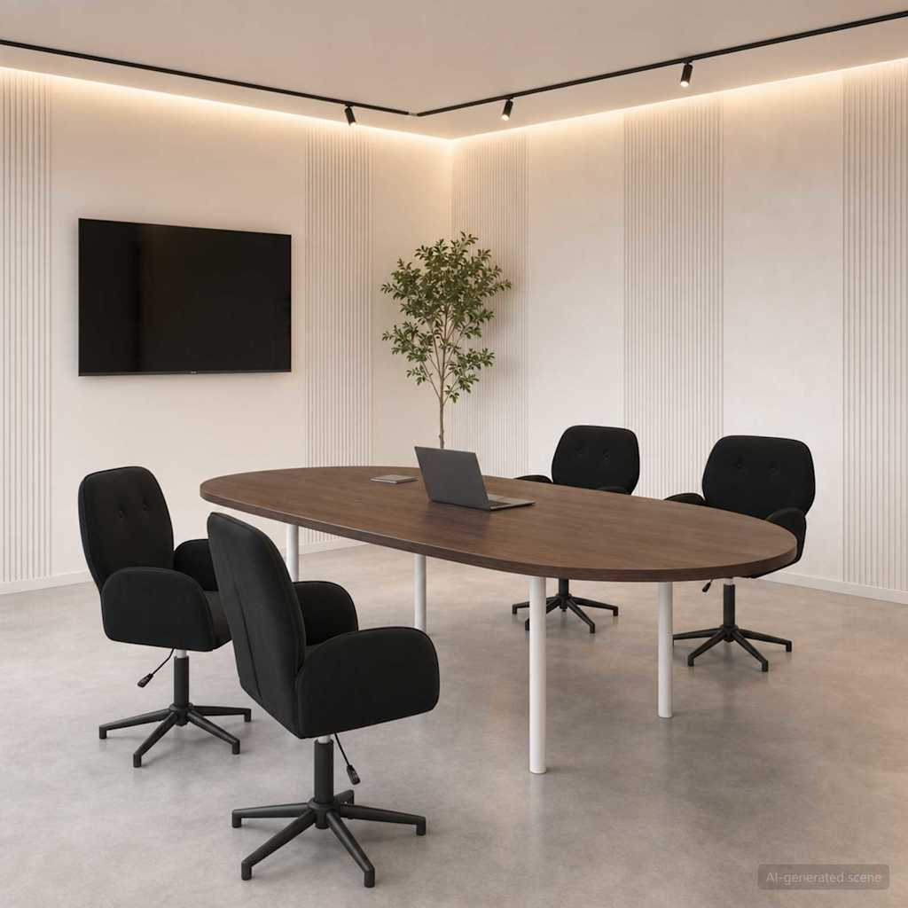Draaiende Bureaustoelen 4 st 54 x 55 x 90 cm Zwart fluweel