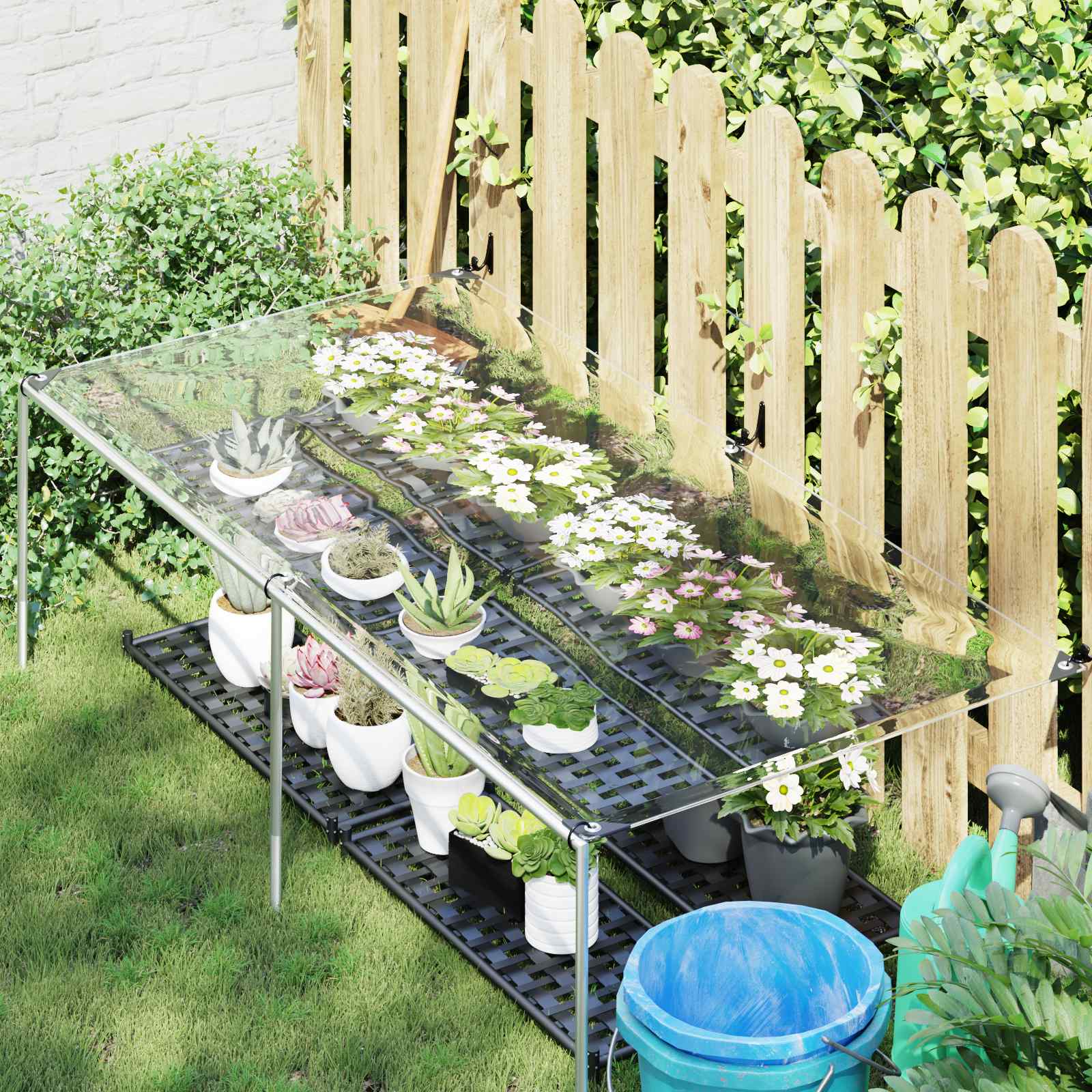 Plantenhoes Doorzichtig 1 x 2 m PVC