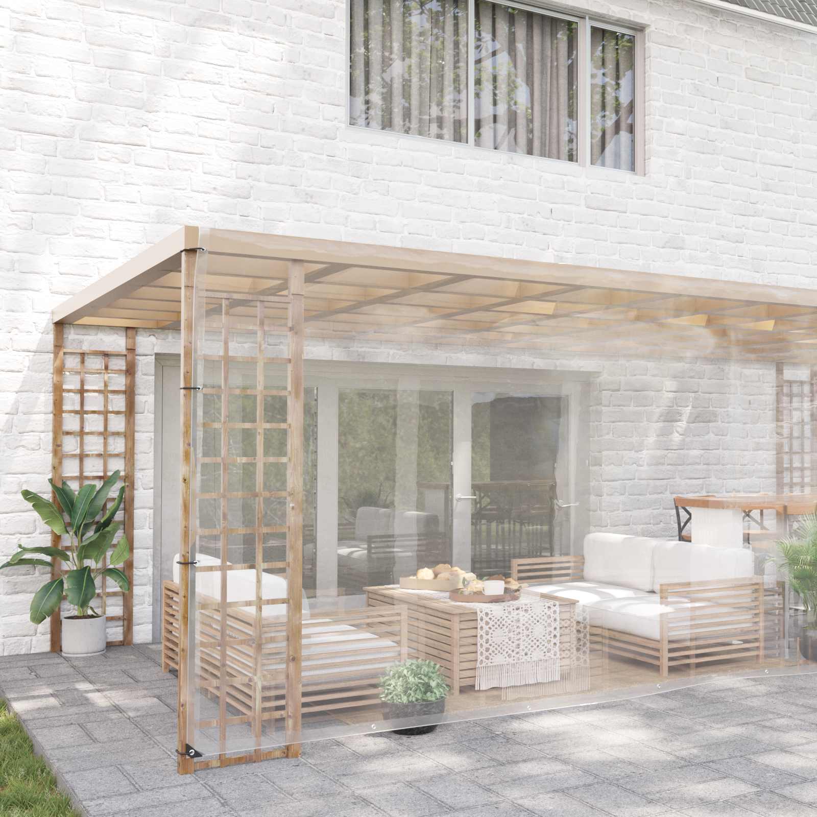 Plantenhoes Doorzichtig 5 x 12 m PVC