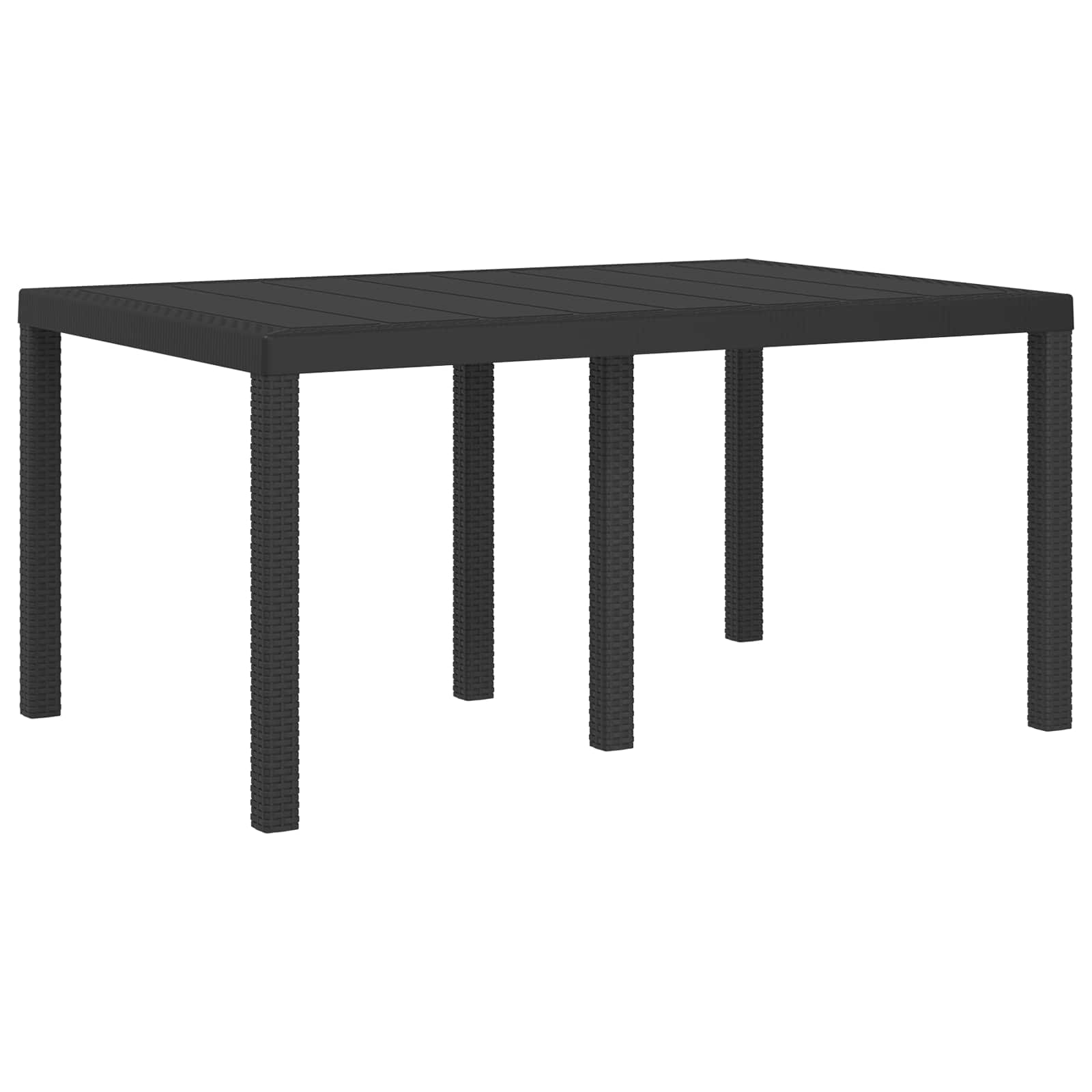 Tuin eettafelset met kussen 5 pcs Antraciet- en crèmekleurig PP – afbeelding 5