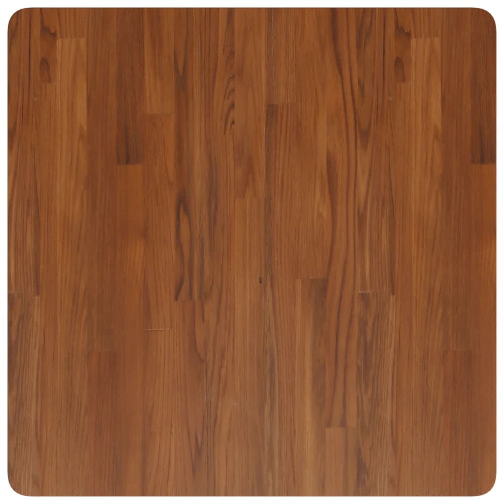 Tafelblad vierkant 70x70x1,5cm behandeld eiken donkerbruin – afbeelding 2