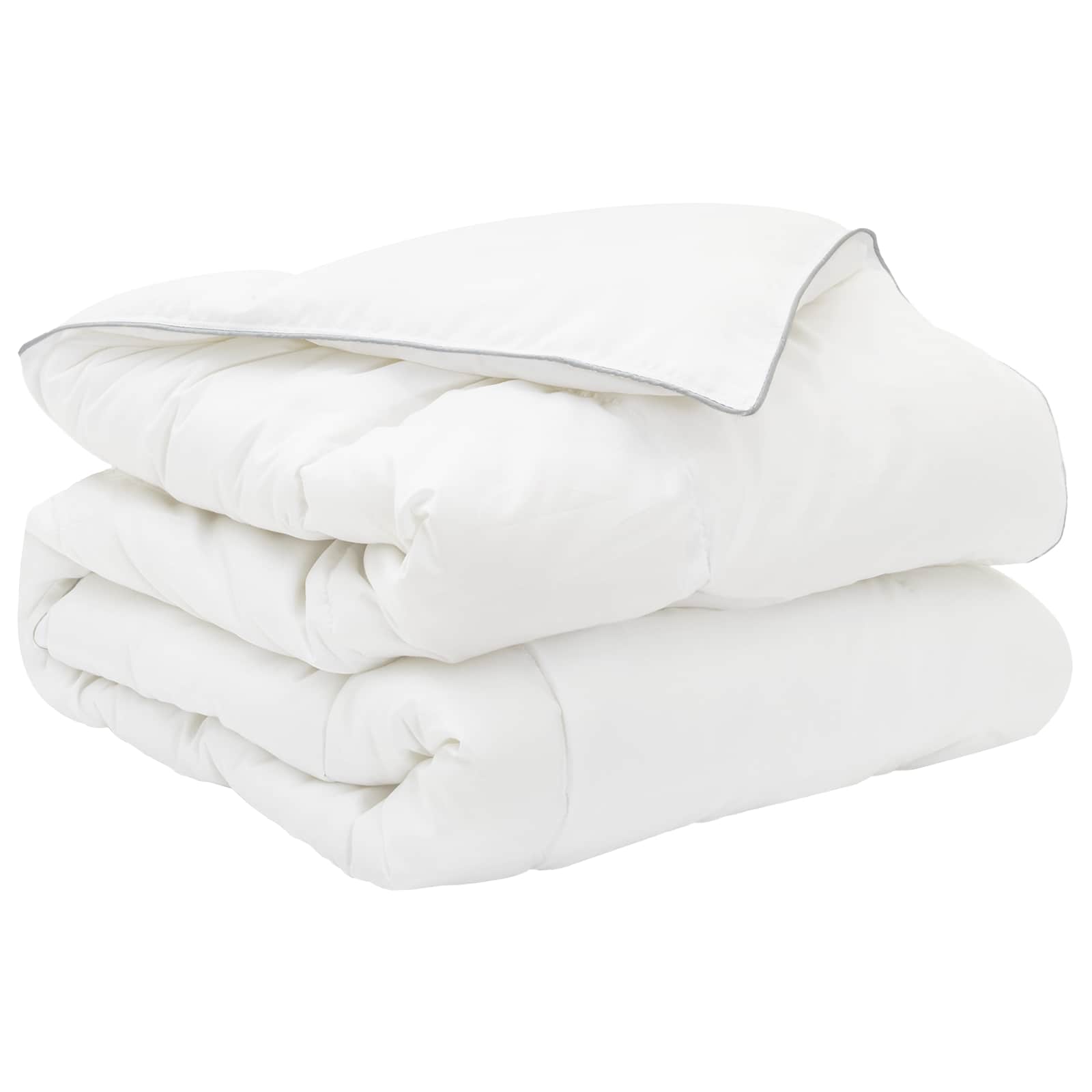 Dekbed set Wit 135 x 220 cm Katoen, Bamboe, Polyester – afbeelding 2