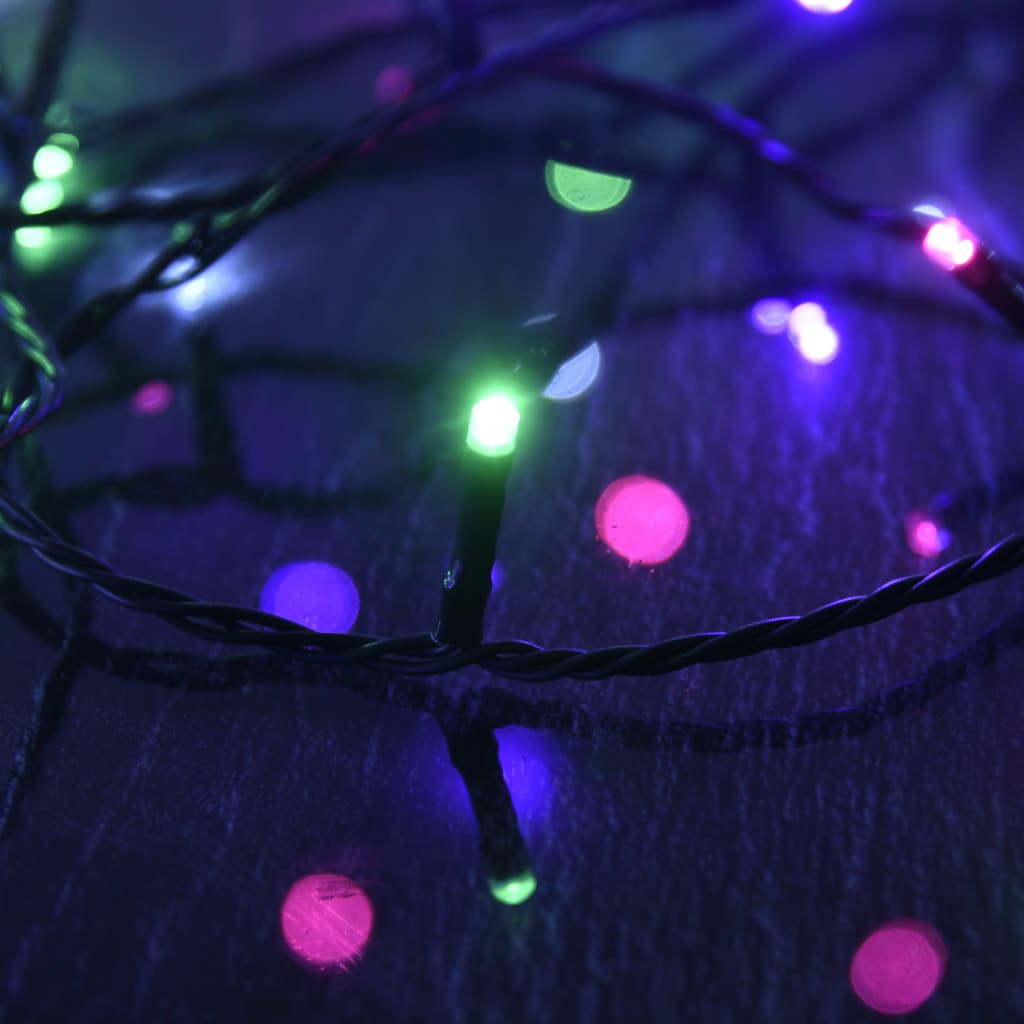 Lichtslinger met 2000 LED's pastel meerkleurig 200 m PVC – afbeelding 6