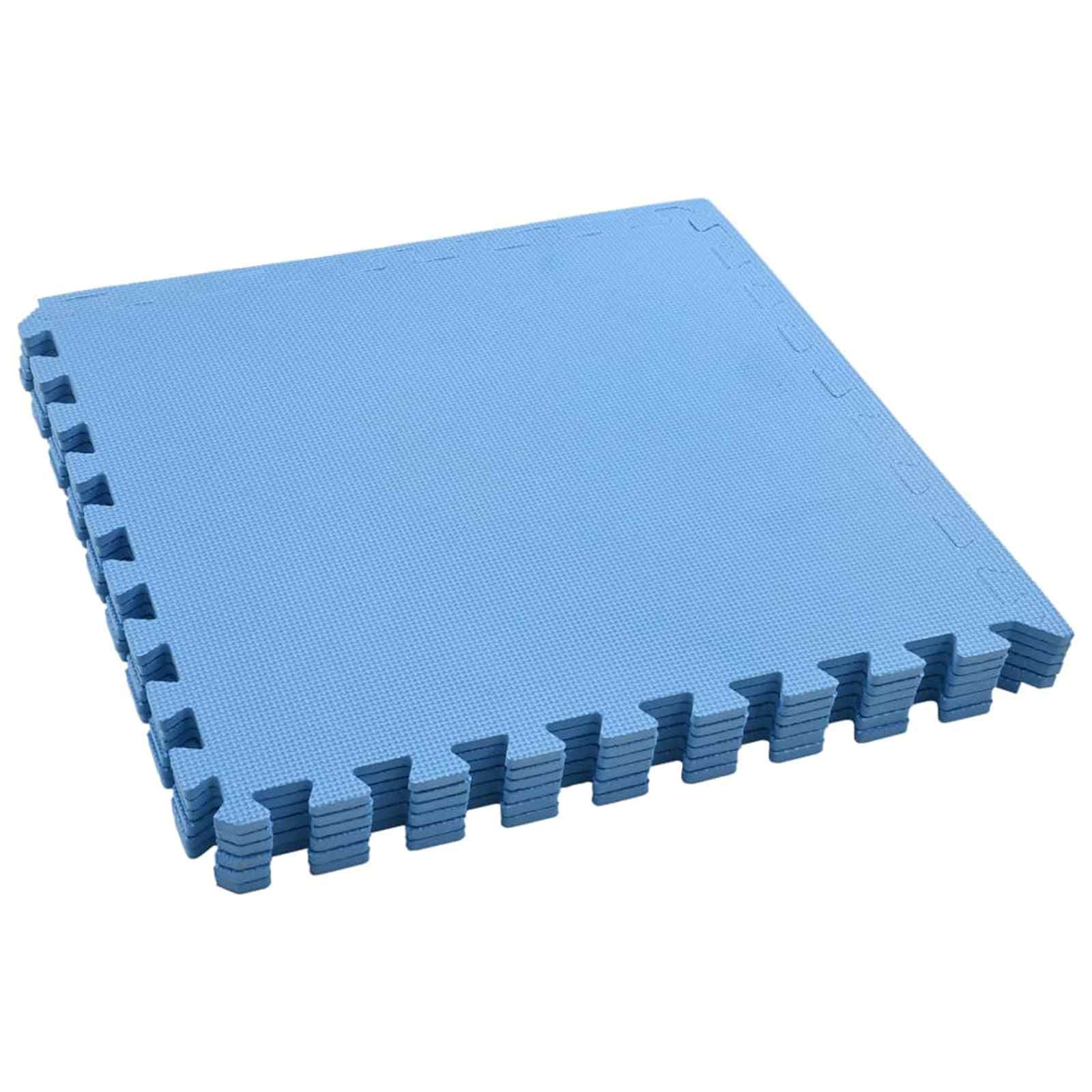 Zwembad Grondmat 6 pcs Blauw 2,16 ㎡ EVA Schuim