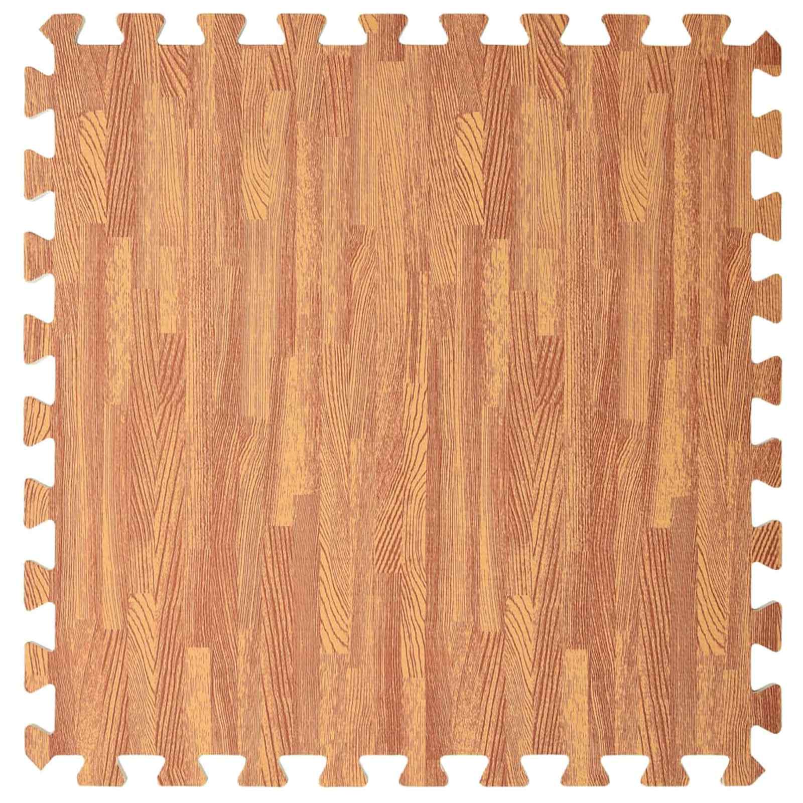 Zwembad Grondmat 6 pcs Bruin 4,32 ㎡ EVA Schuim – afbeelding 3