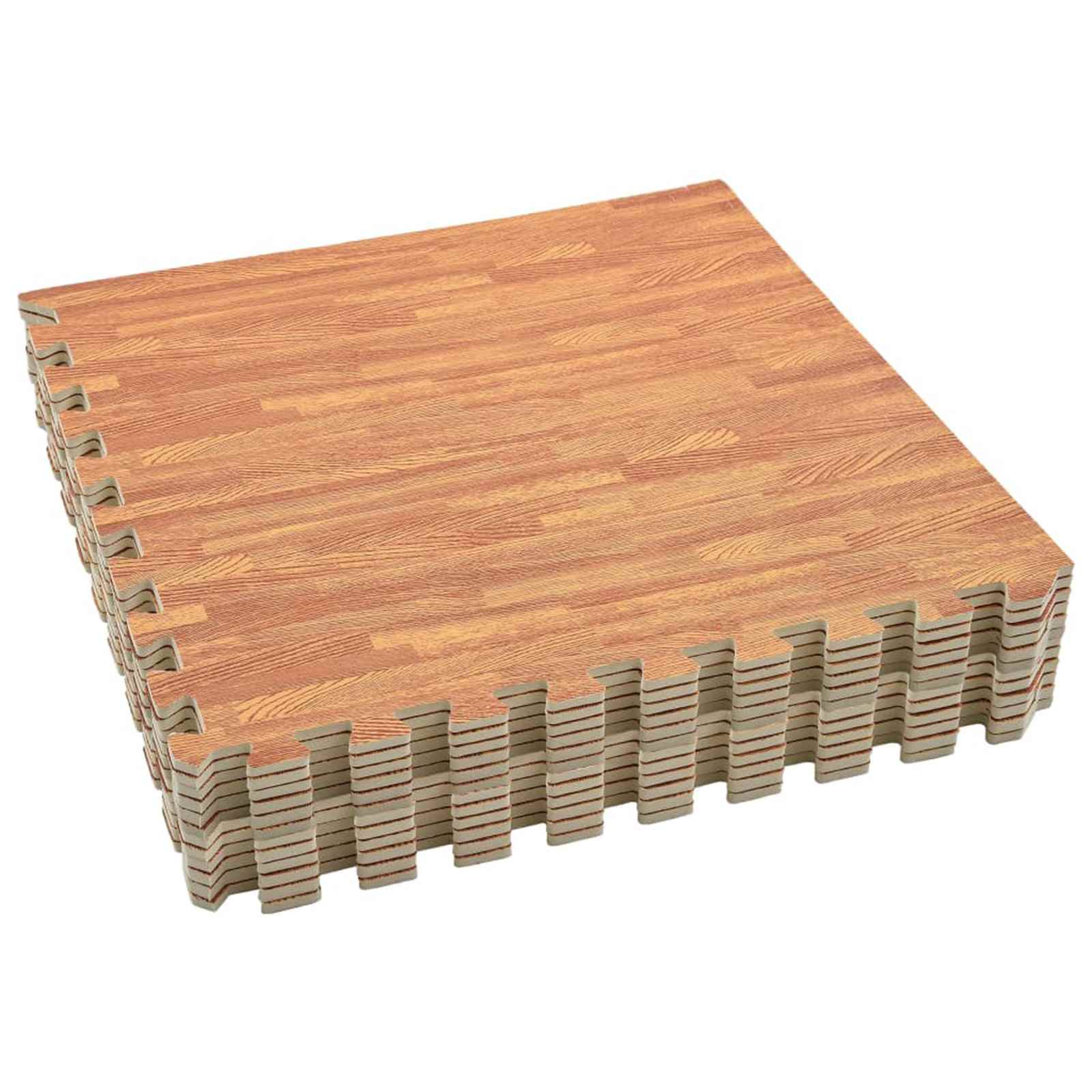 Zwembad Grondmat 12 pcs Bruin 4,32 ㎡ EVA Schuim