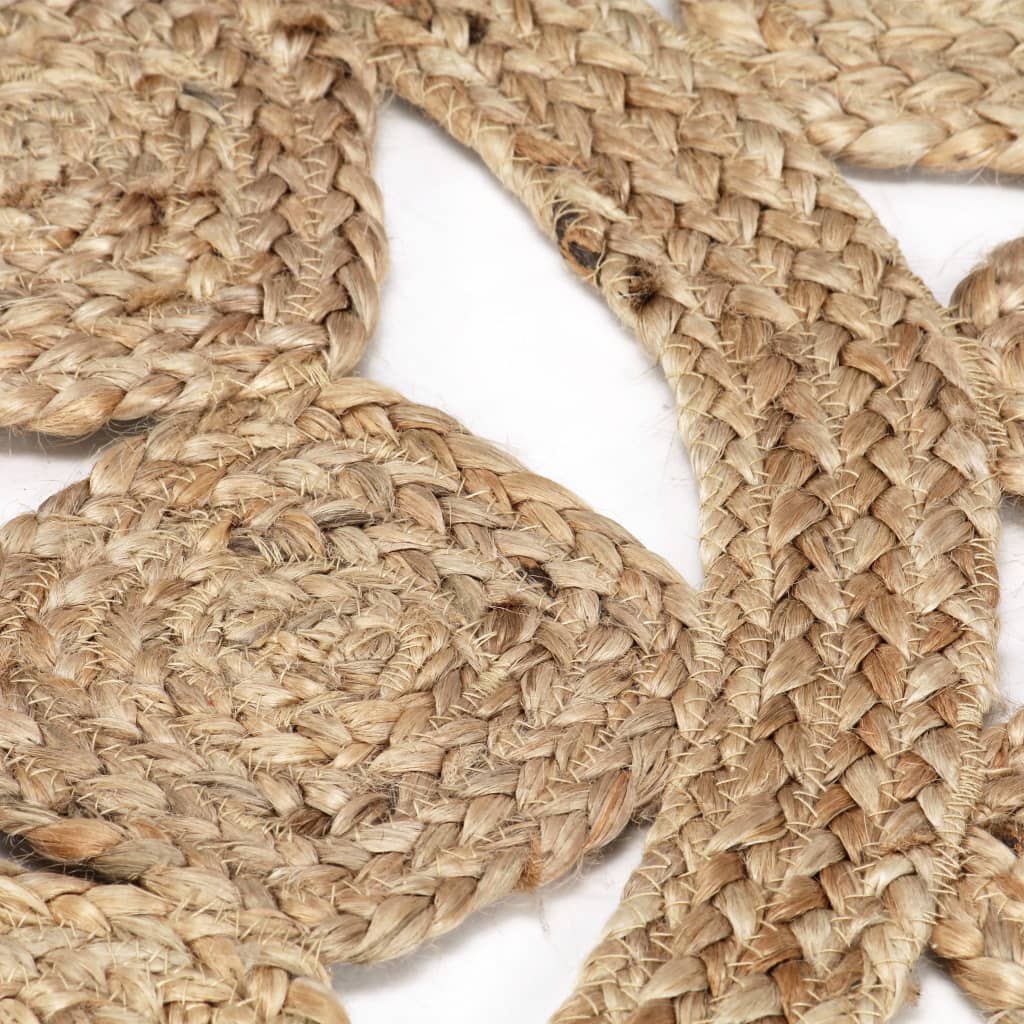Vloerkleed handgemaakt 210 cm gevlochten jute – afbeelding 3