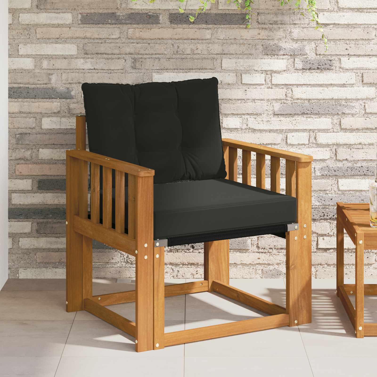 2 Stuk Tuinbank Massief Acaciahout Naturel