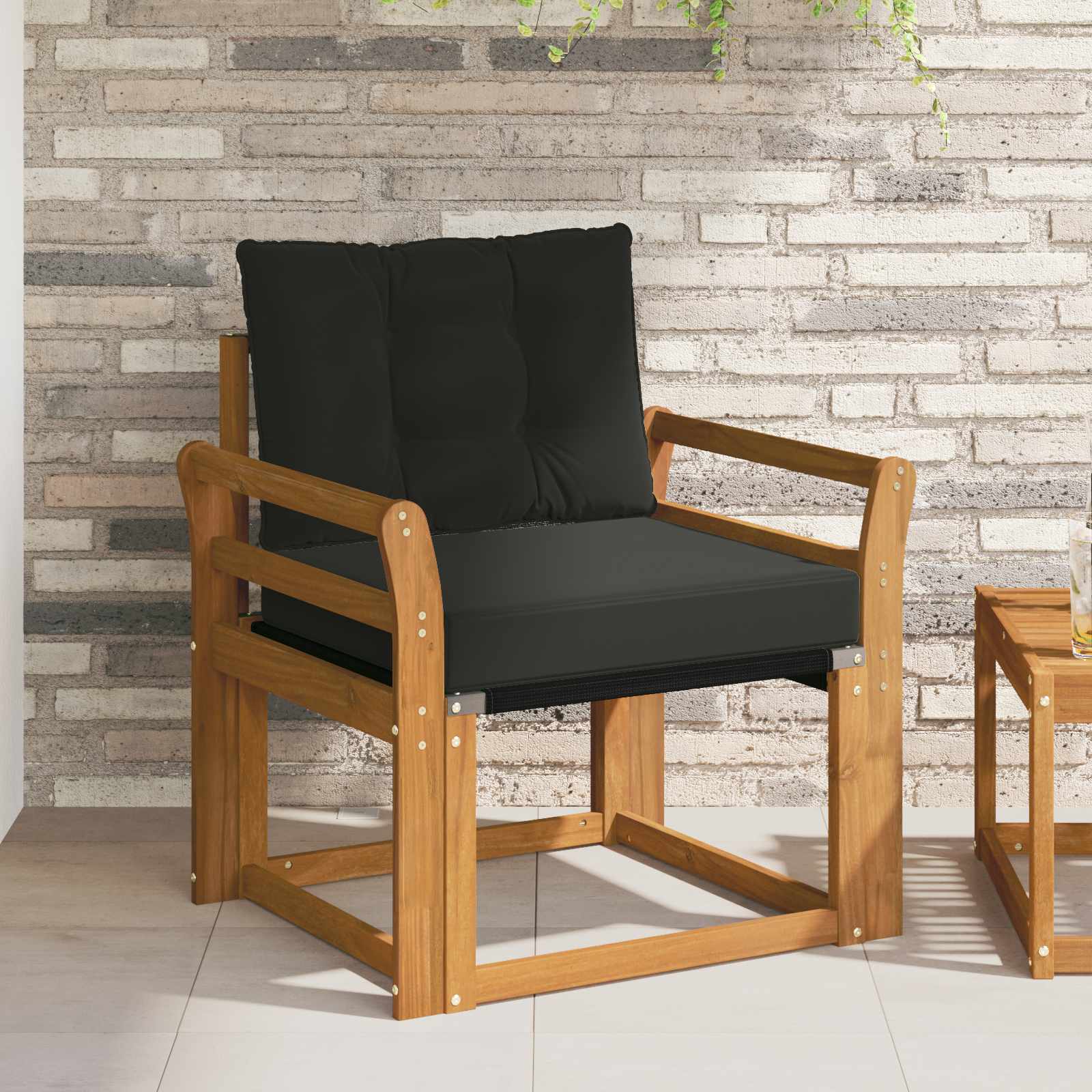 2 Stuk Tuinbank Massief Acaciahout Naturel