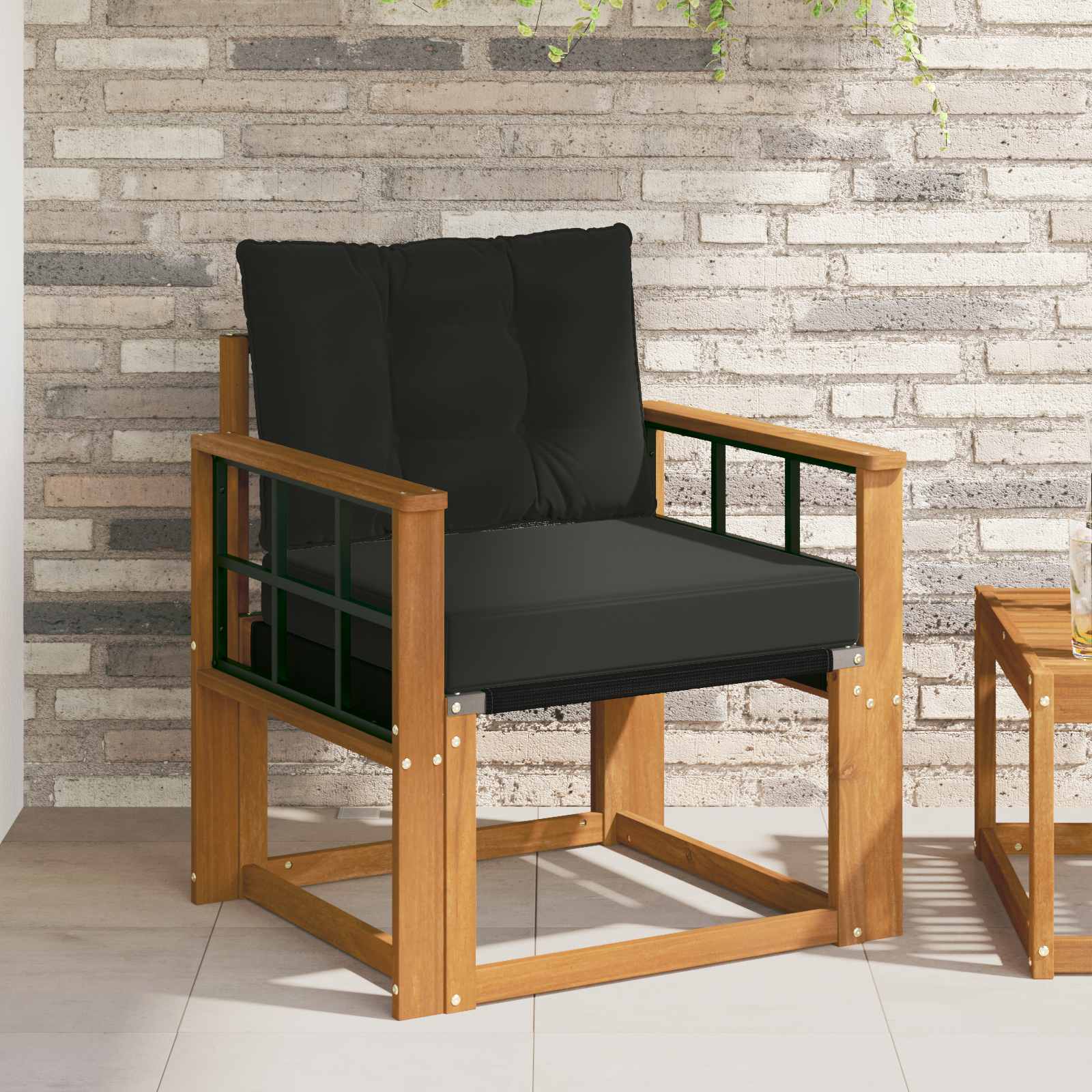 2 Stuk Tuinbank Massief Acaciahout Naturel
