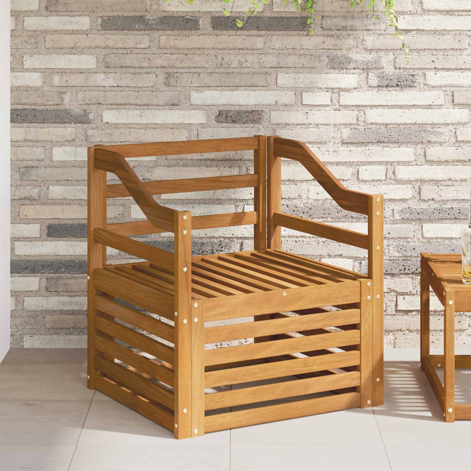 Tuinbank Massief Acaciahout Naturel