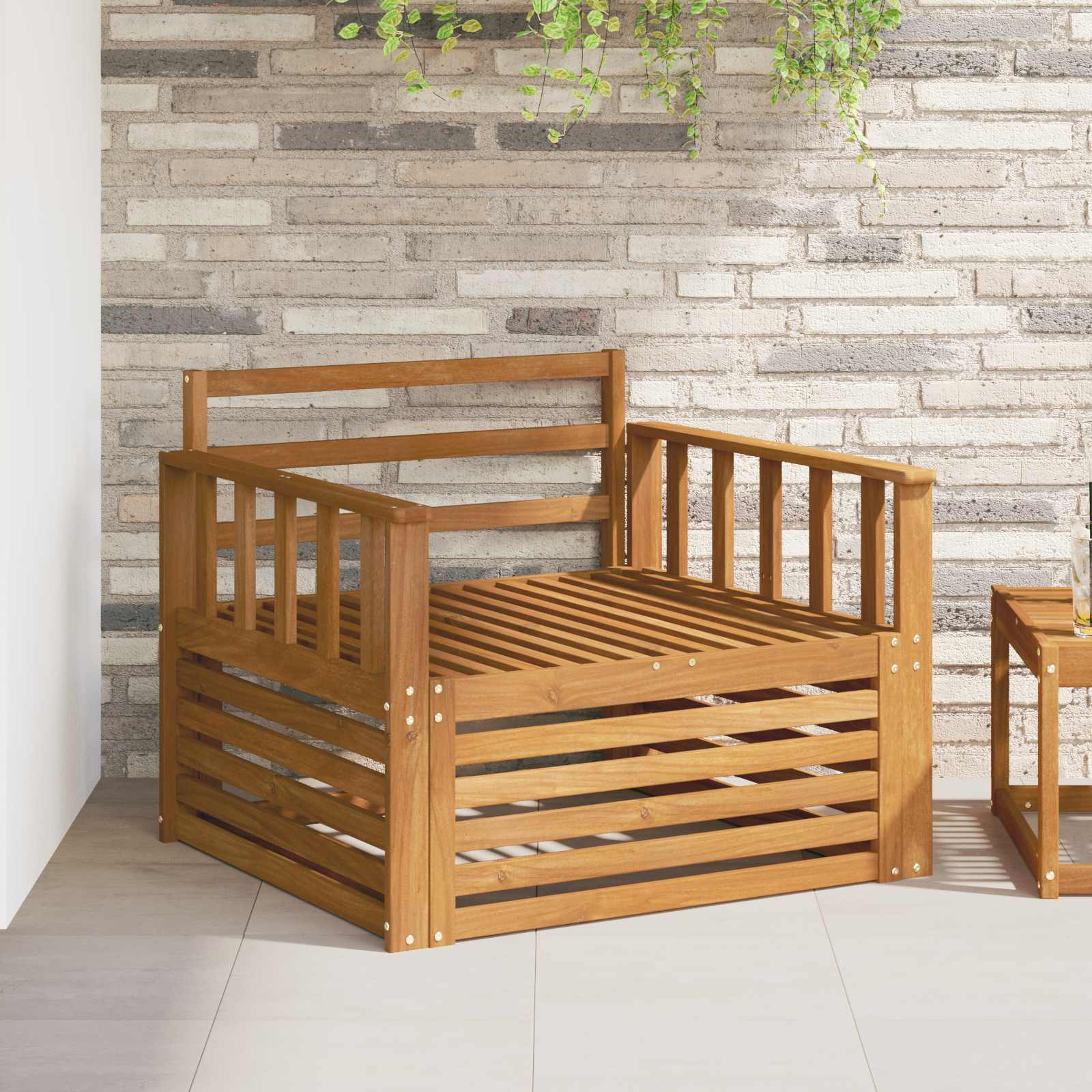 2 Stuk Tuinbank Naturel