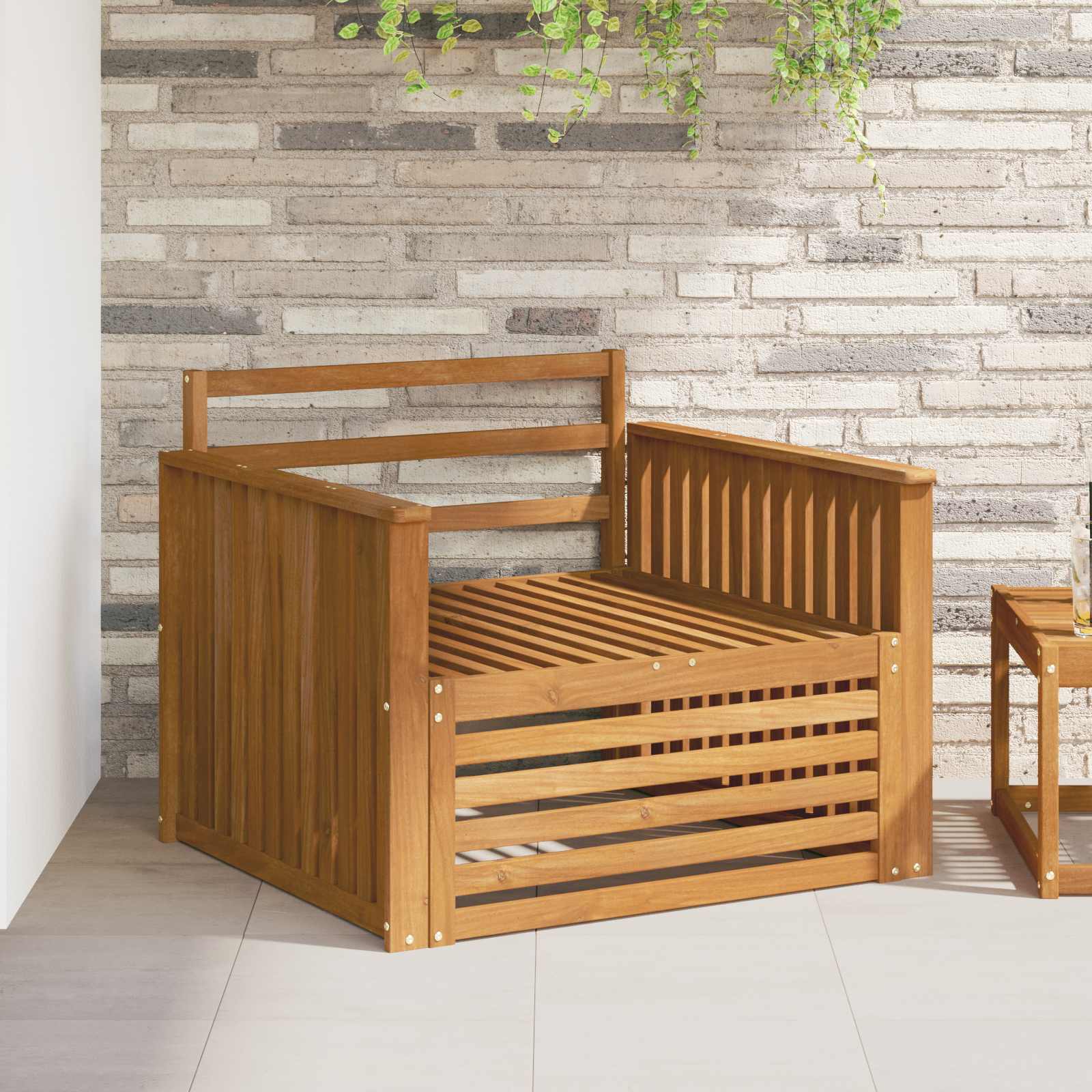 2 Stuk Tuinbank Naturel