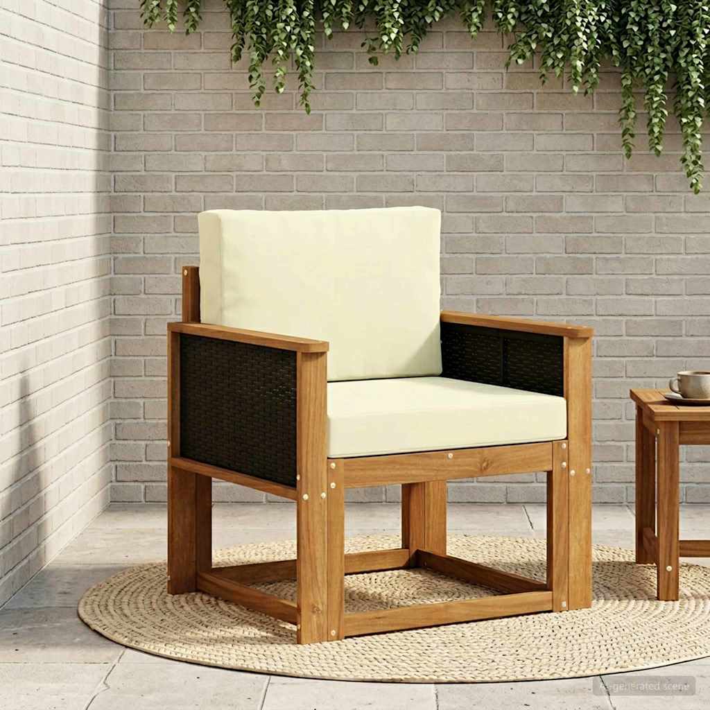 Buiten Midden Sofa Massief Acaciahout Naturel