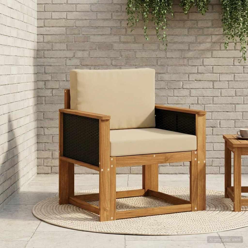 Buiten Midden Sofa Massief Acaciahout Naturel
