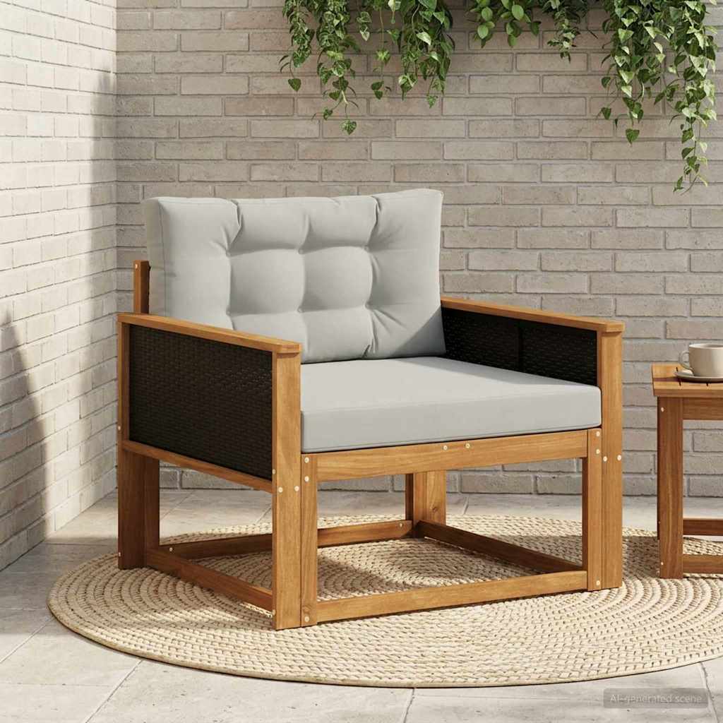 Buiten Midden Sofa Massief Acaciahout Naturel