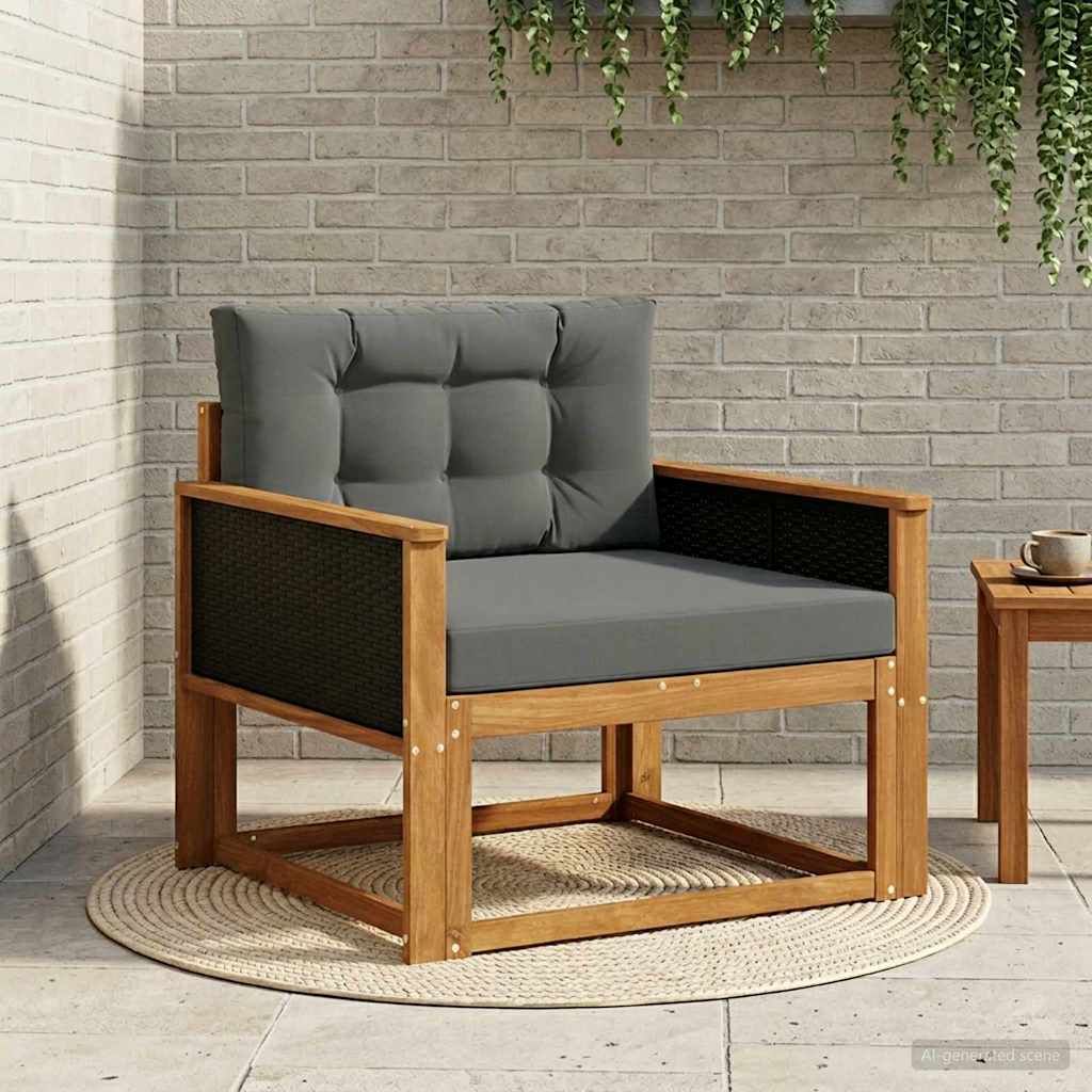 Buiten Midden Sofa Massief Acaciahout Naturel