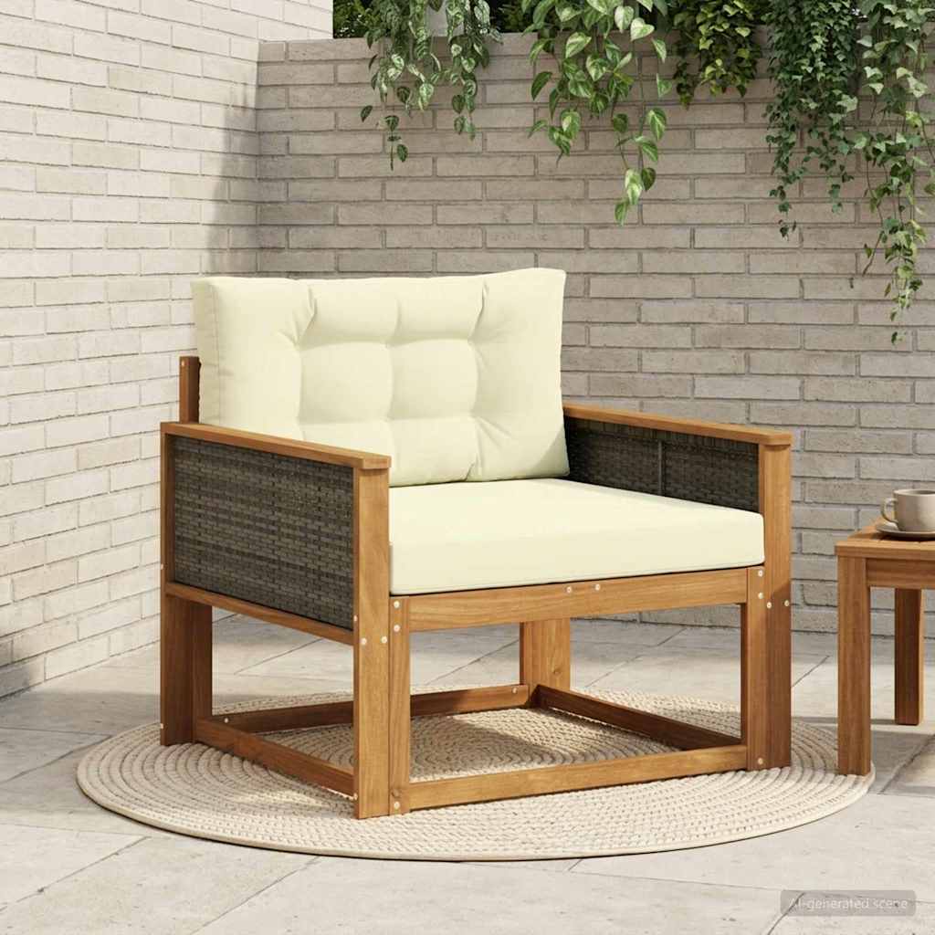 Buiten Midden Sofa Massief Acaciahout Naturel