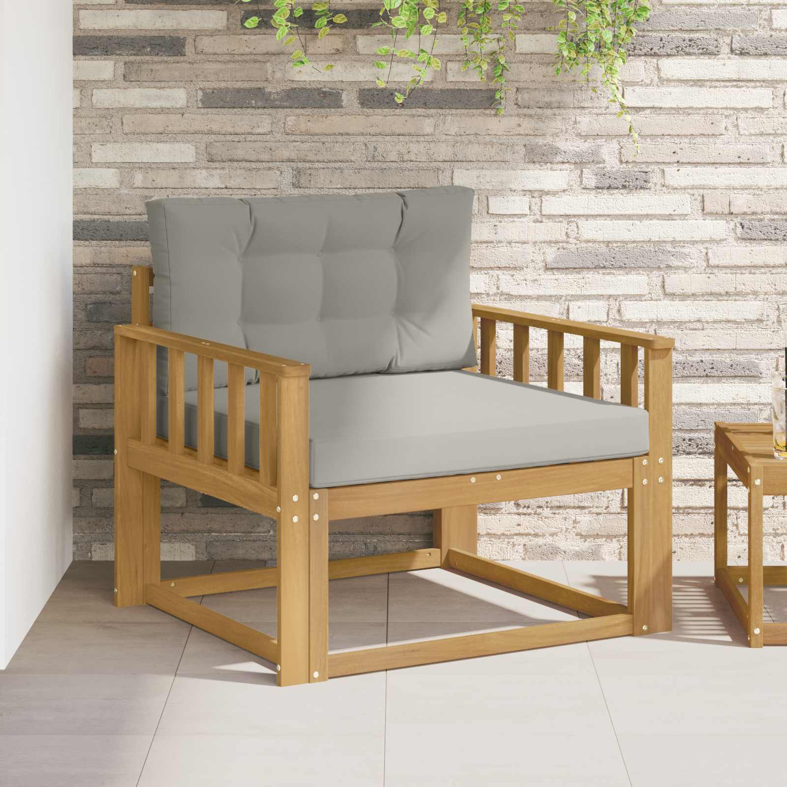 Buiten Midden Sofa Polyester Wit – afbeelding 1