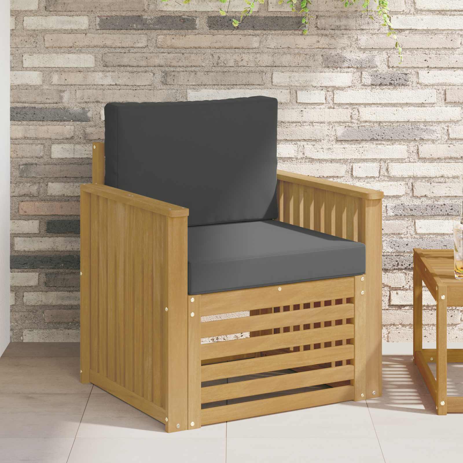 Buiten bankenset Polyester Wit – afbeelding 1