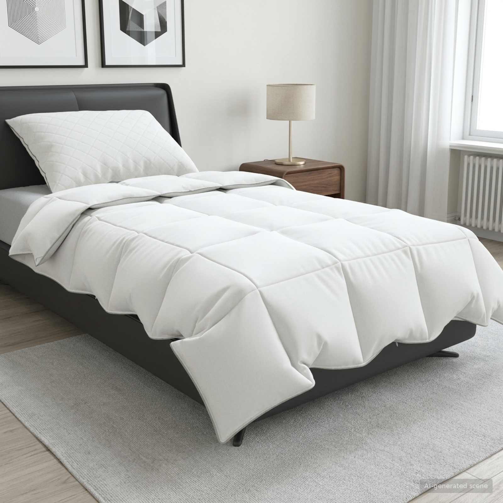 90% ganzen dons dekbedset FULDA 2 st 152 x 203 cm Zomer 100 GSM – afbeelding 1