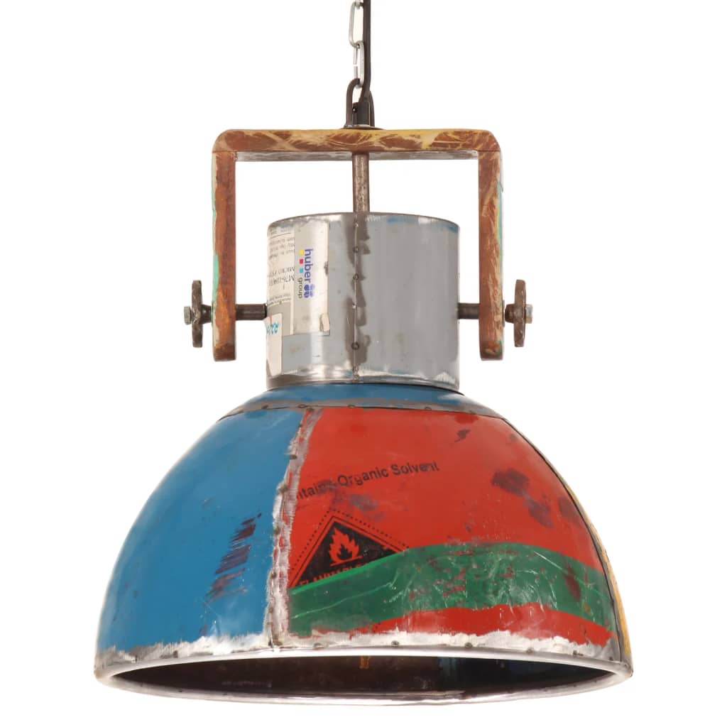 Hanglamp industrieel rond 25 W E27 40 cm meerkleurig – afbeelding 2