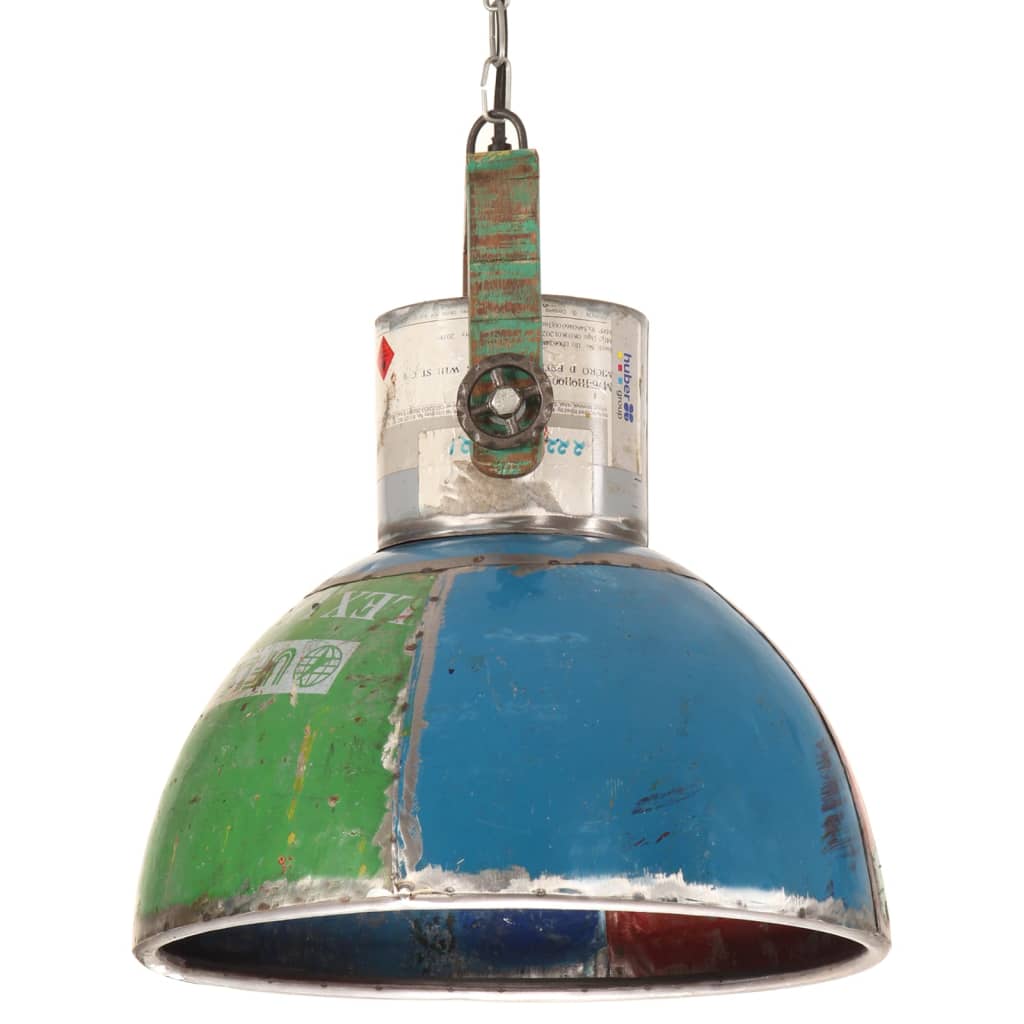 Hanglamp industrieel rond 25 W E27 40 cm meerkleurig – afbeelding 3