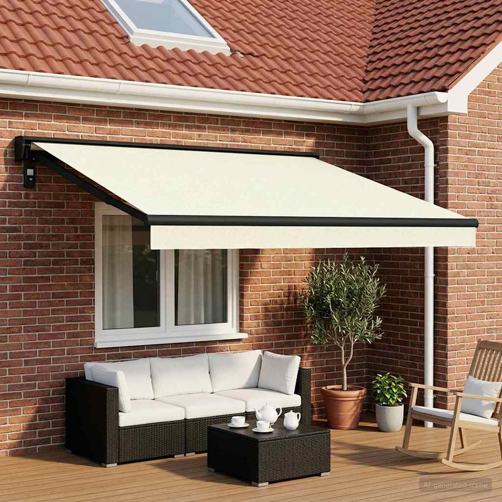 Vervangingsdoek voor zonnescherm Crèmekleurig 450 × 300 cm