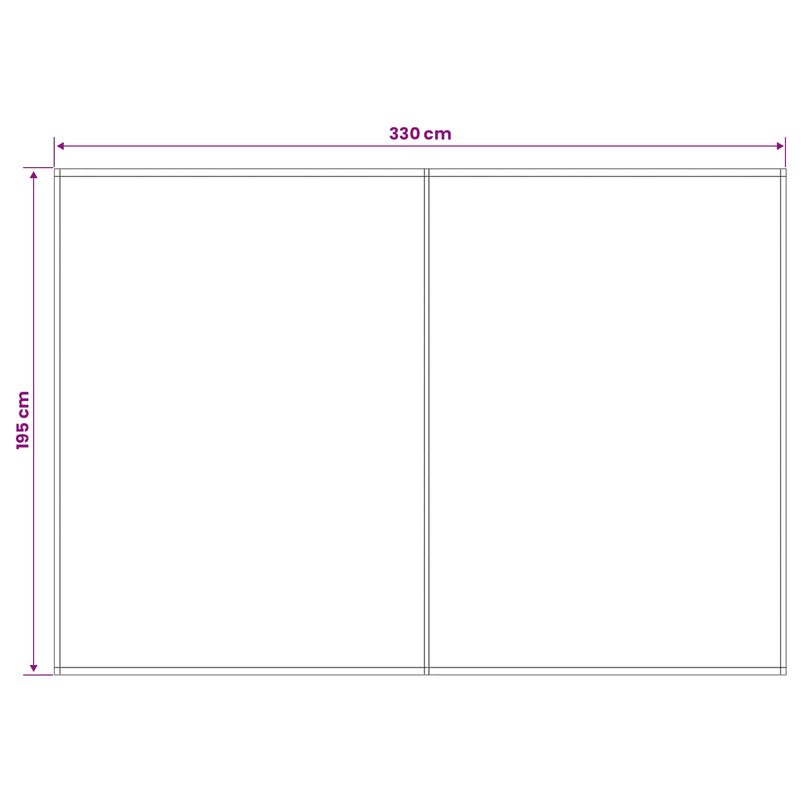 Vervangingsdoek voor zonnescherm Antracietkleurig 350 x 200 cm – afbeelding 5
