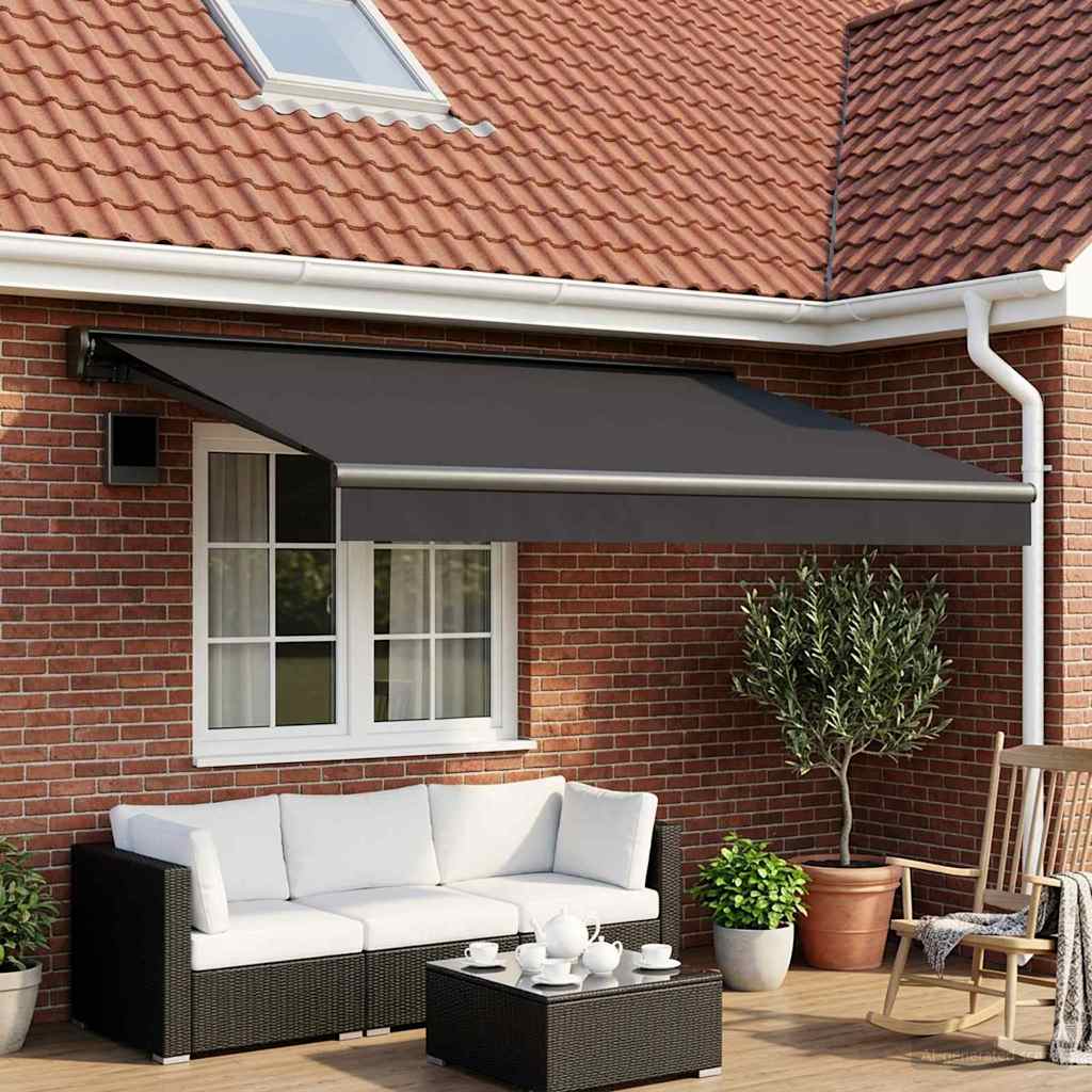 Vervangingsdoek voor zonnescherm Antracietkleurig 350 x 250 cm