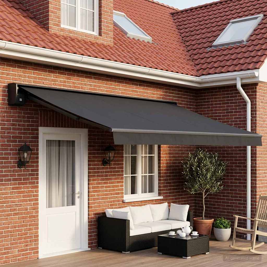 Vervangingsdoek voor zonnescherm Antracietkleurig 400 × 300 cm